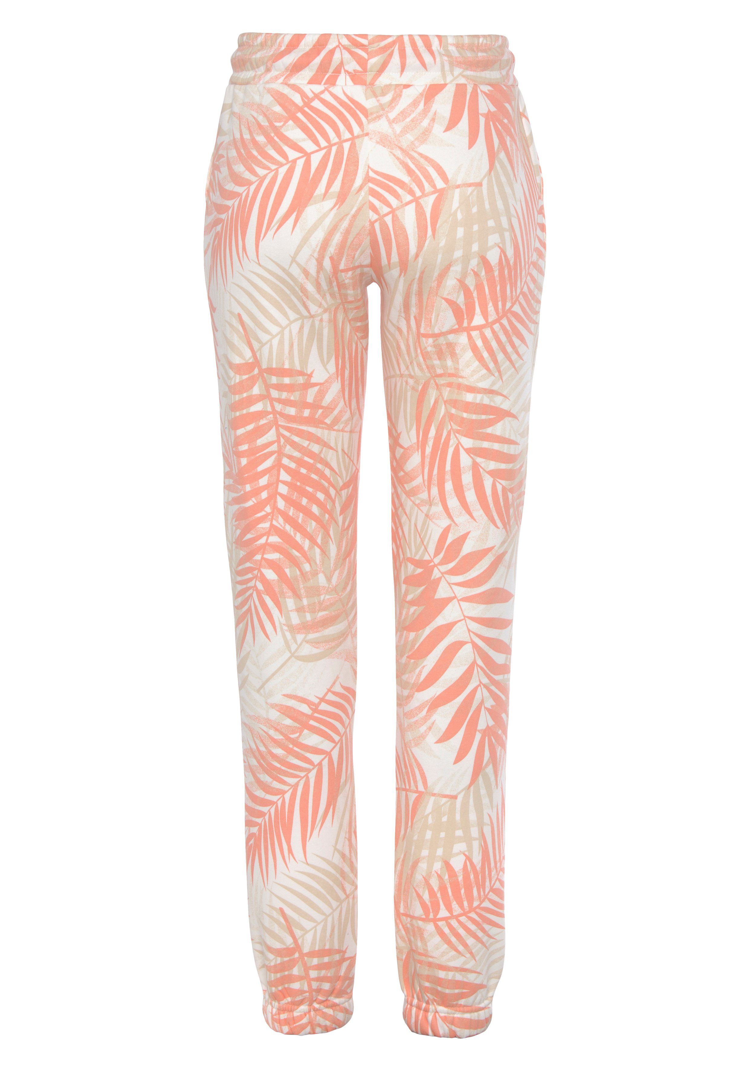 Lascana Sweatpants -Loungebroek met allover-print loungewear (1-delig)