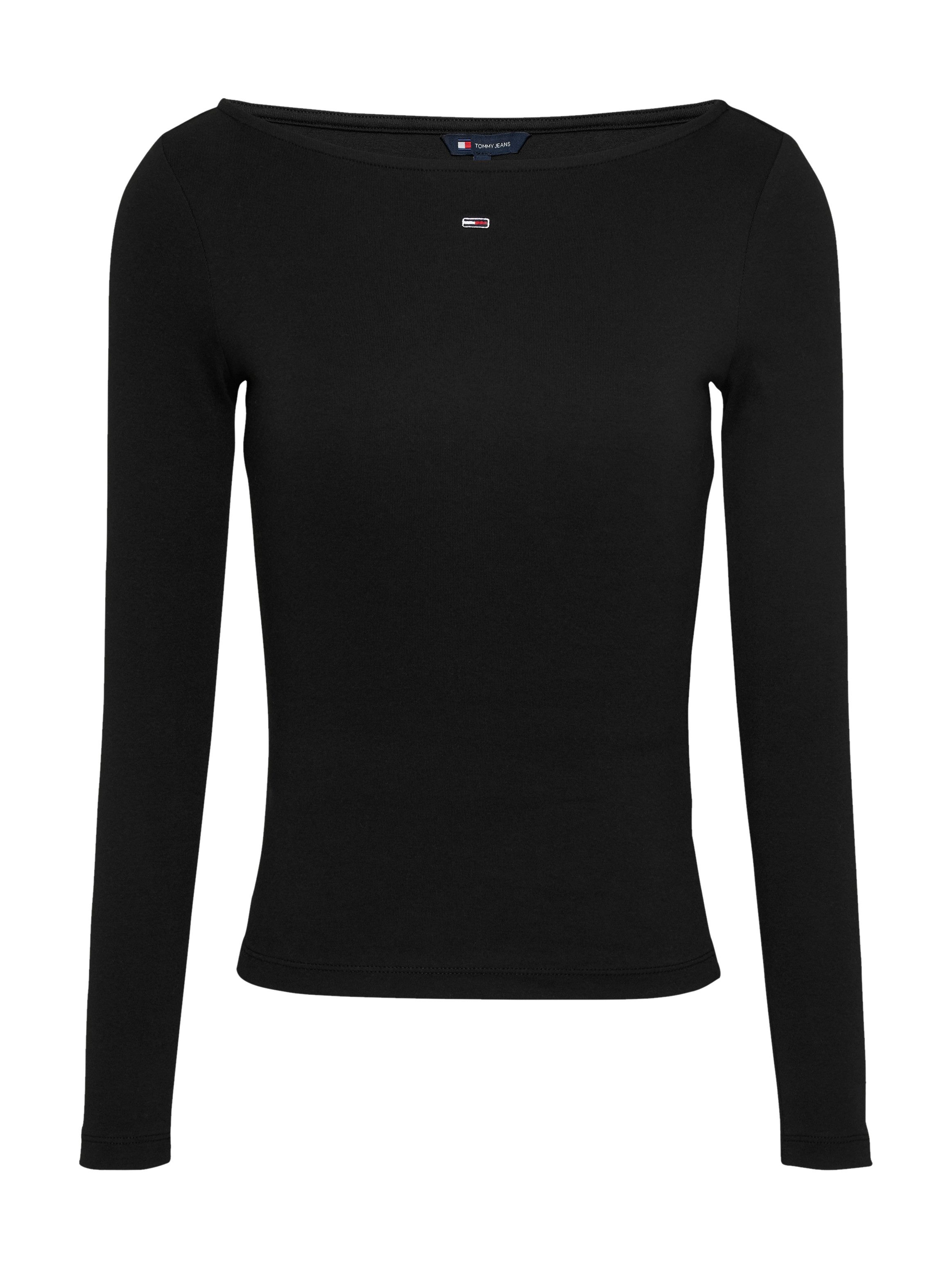 TOMMY JEANS Shirt met lange mouwen TJW BOAT NECK TOP LS