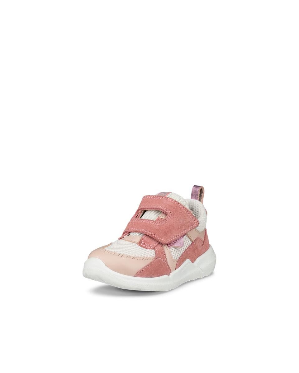 Ecco Babyschoentjes Biom , babyschoen, klittenbandschoen, halfschoen, sneaker met klittenband kinderen meisjes maat 19 wit