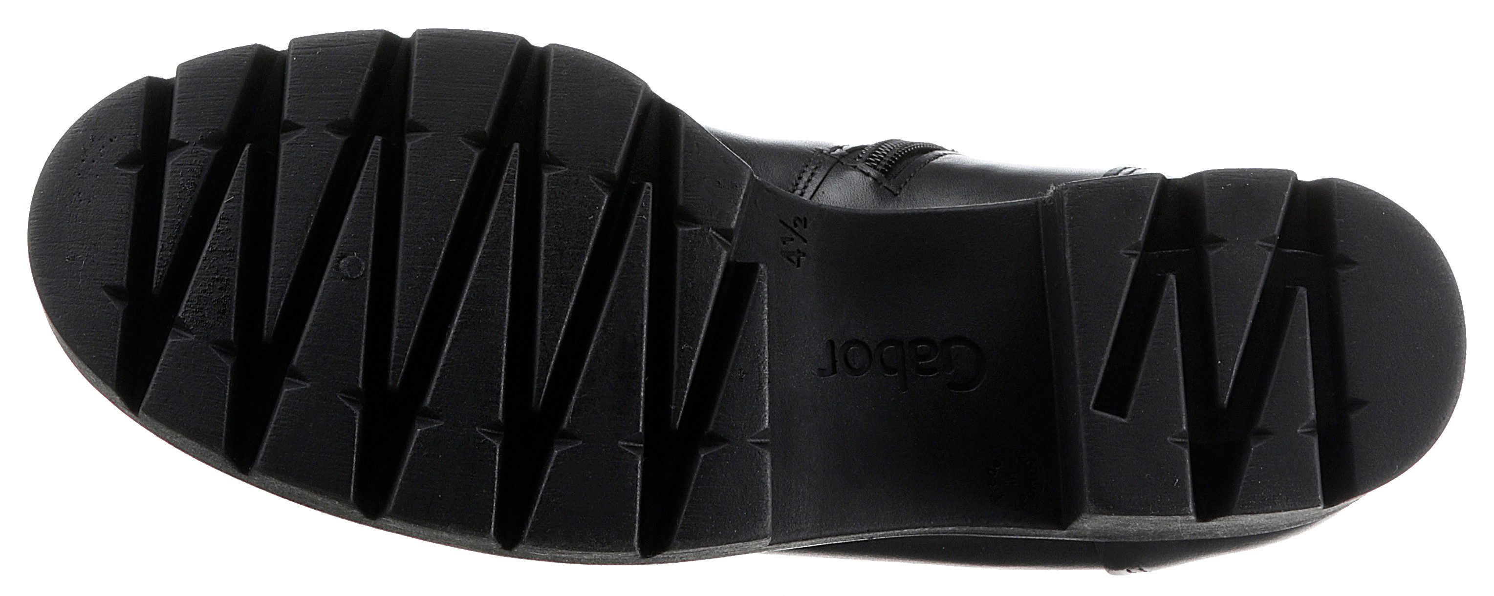 Gabor Veterlaarsjes blokhak, plateau, veterschoenen met best fitting comfort