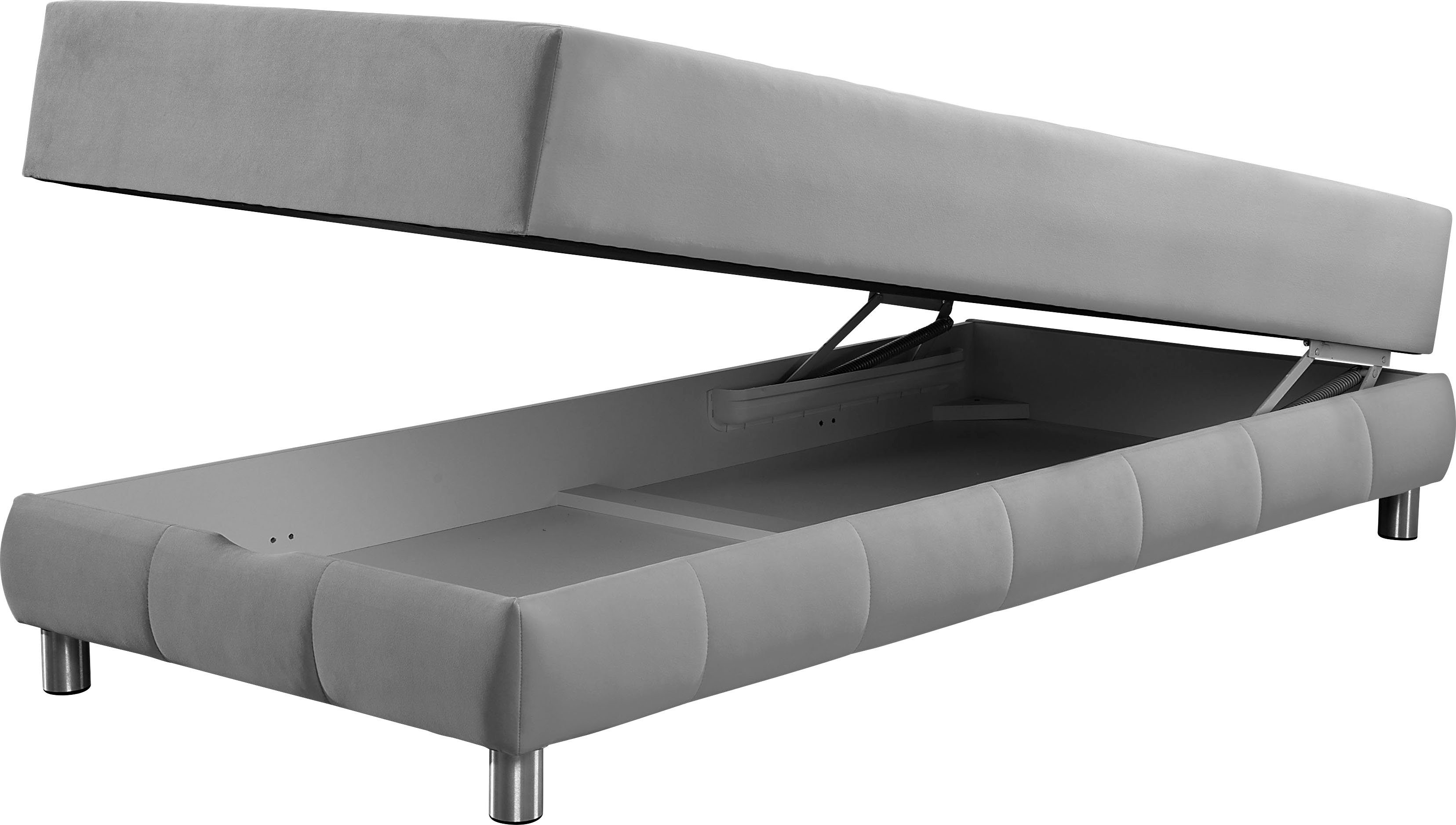 INOSIGN Boxspring Vaasa geschikt voor schuine plafonds, inclusief bedlade en matrastopper