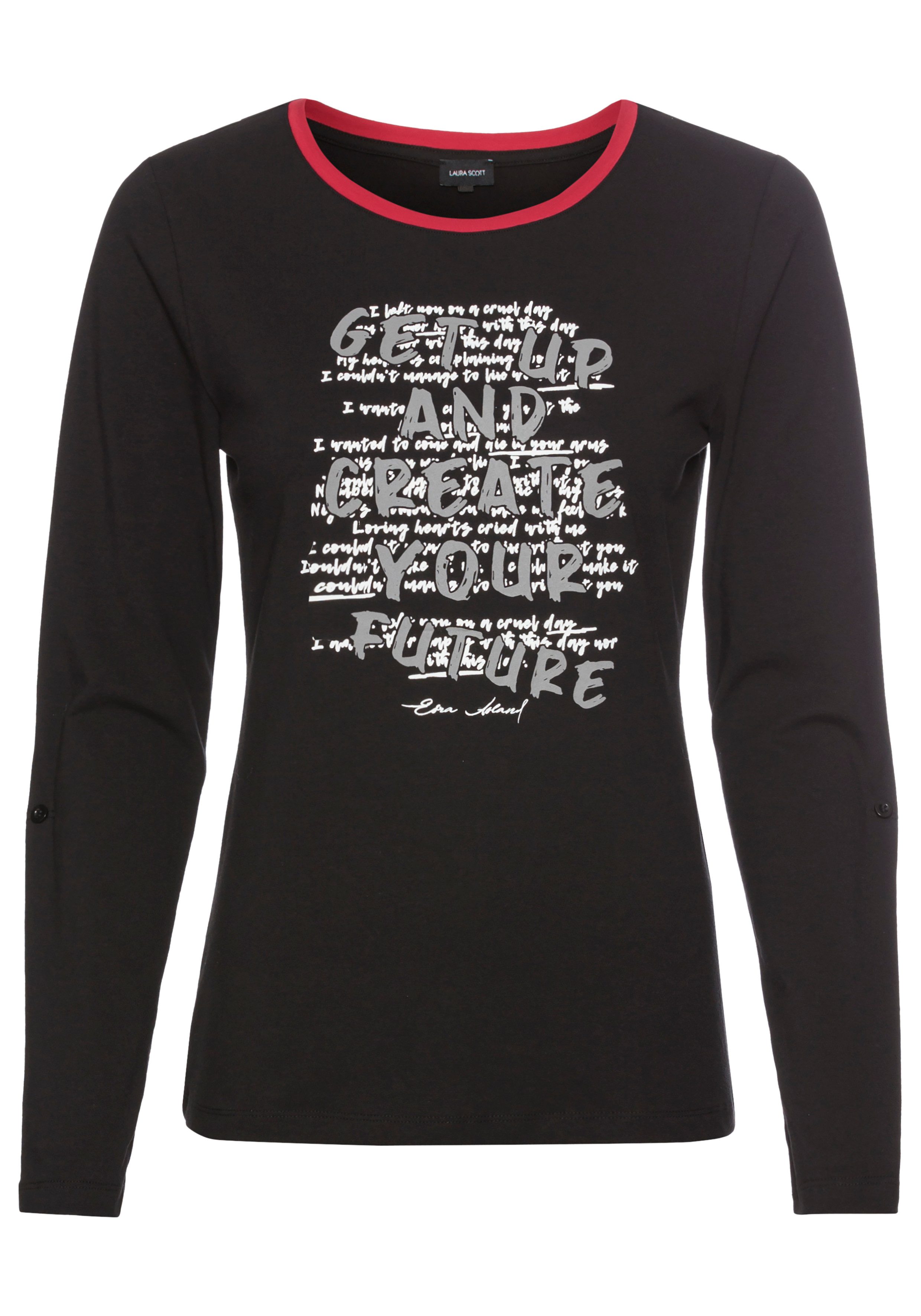 Laura Scott Shirt met 3 4 mouwen