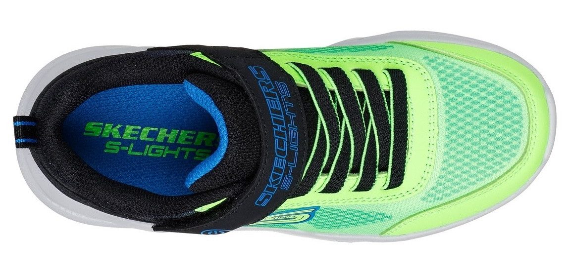 Skechers Sneakers SKECHERS METEOR-LIGHTS , klittenbandschoen met knipperfunctie, maat sjabloon om te downloaden