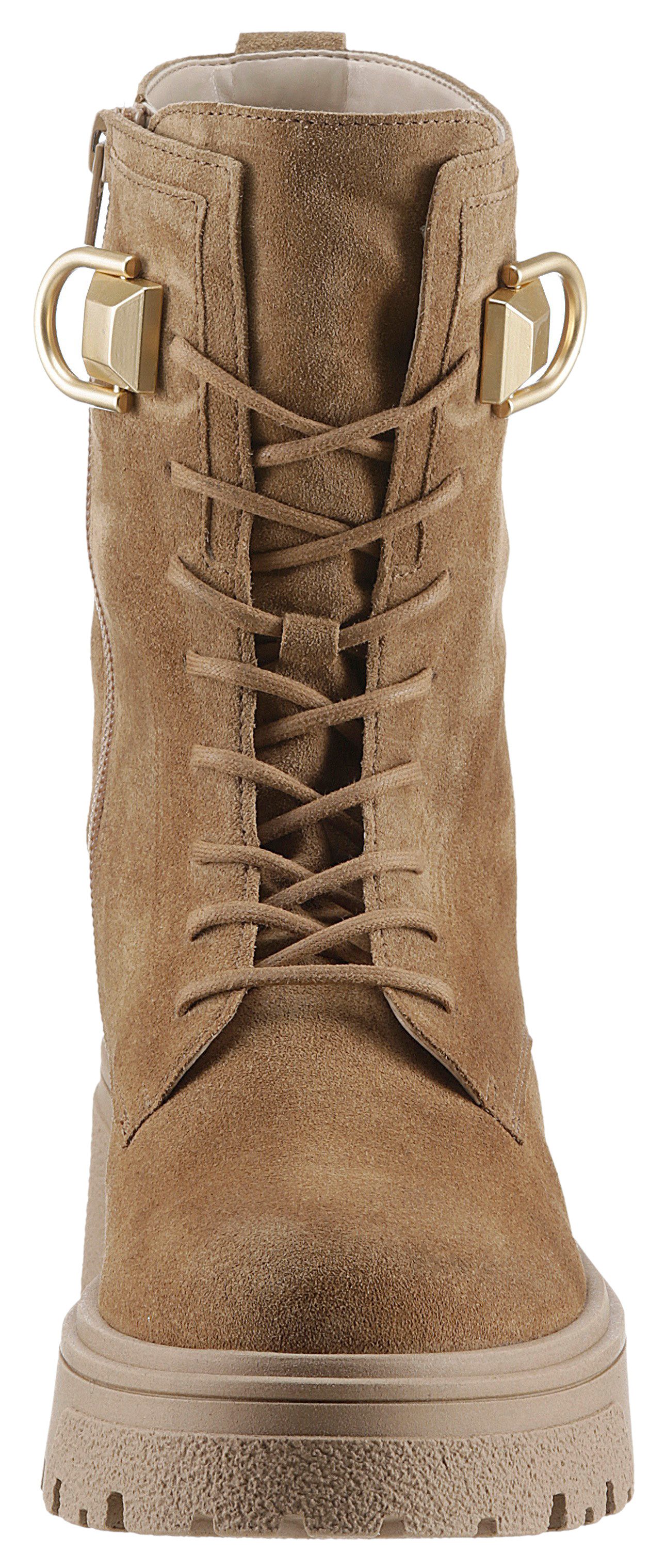 Gabor Veterlaarsjes blokhak, plateau, veterschoenen met best fitting-uitrusting