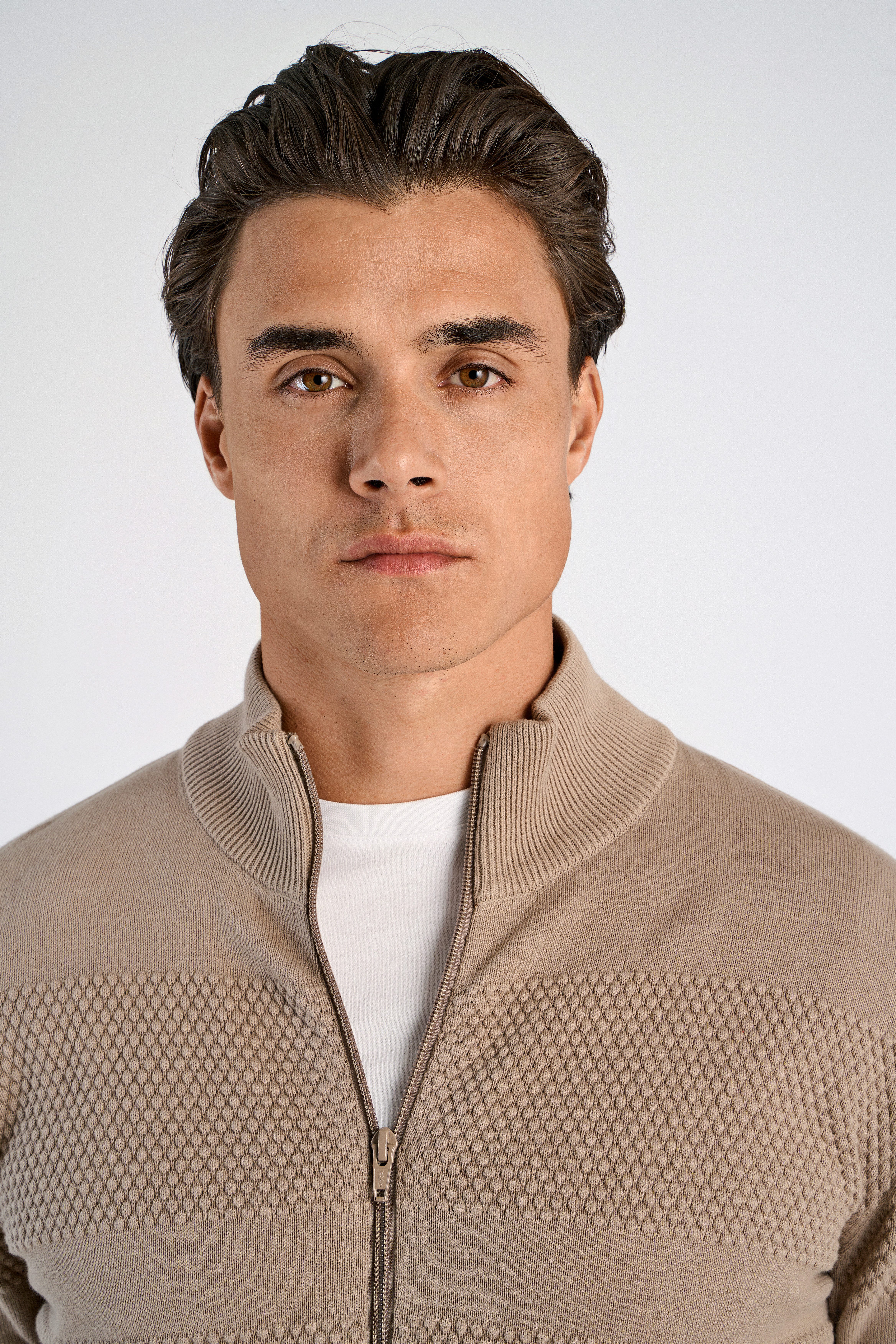 LINDBERGH Vest met staande kraag en ritssluiting