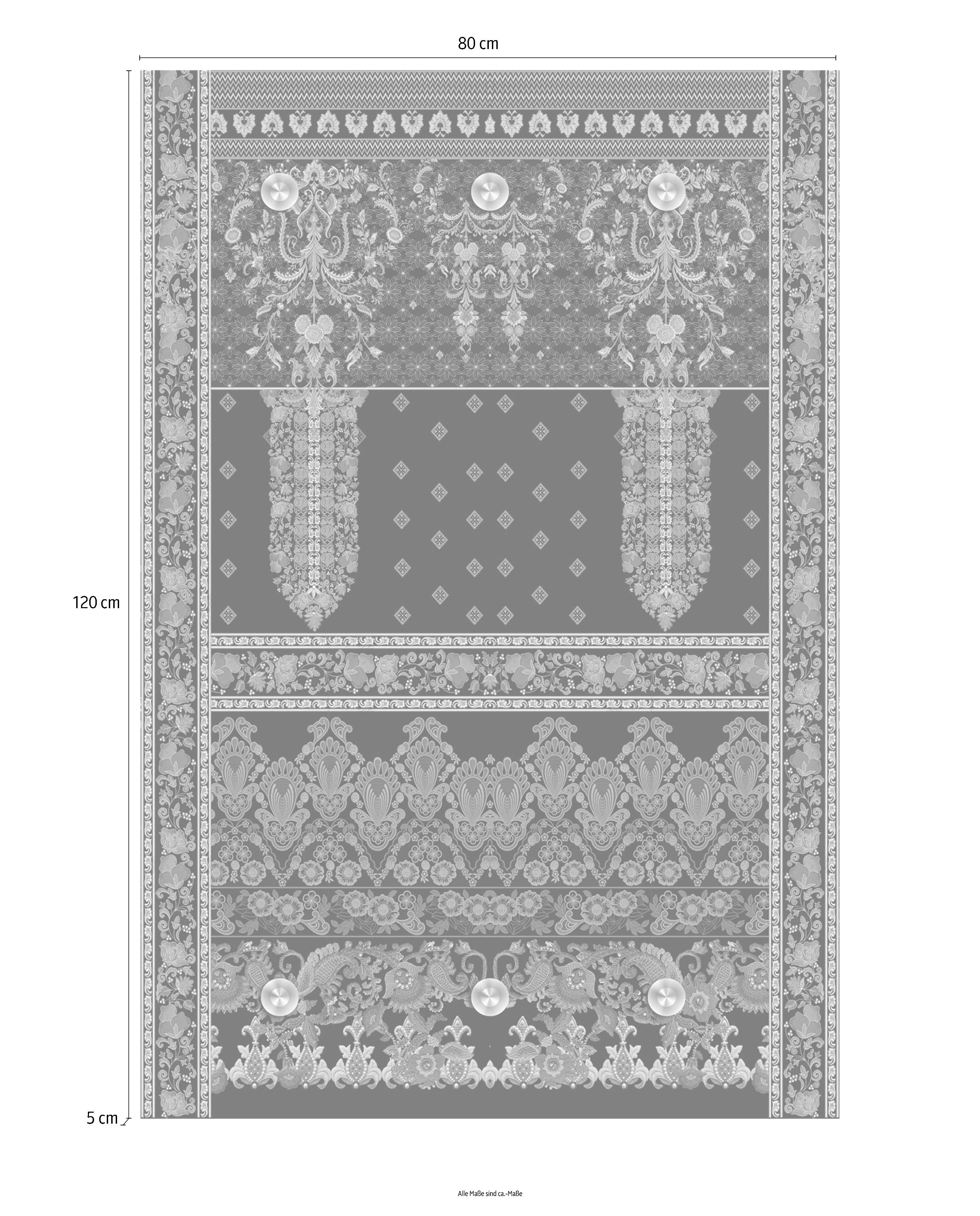 queence Kapstok Oosters met 6 haken, 80 x 120 cm