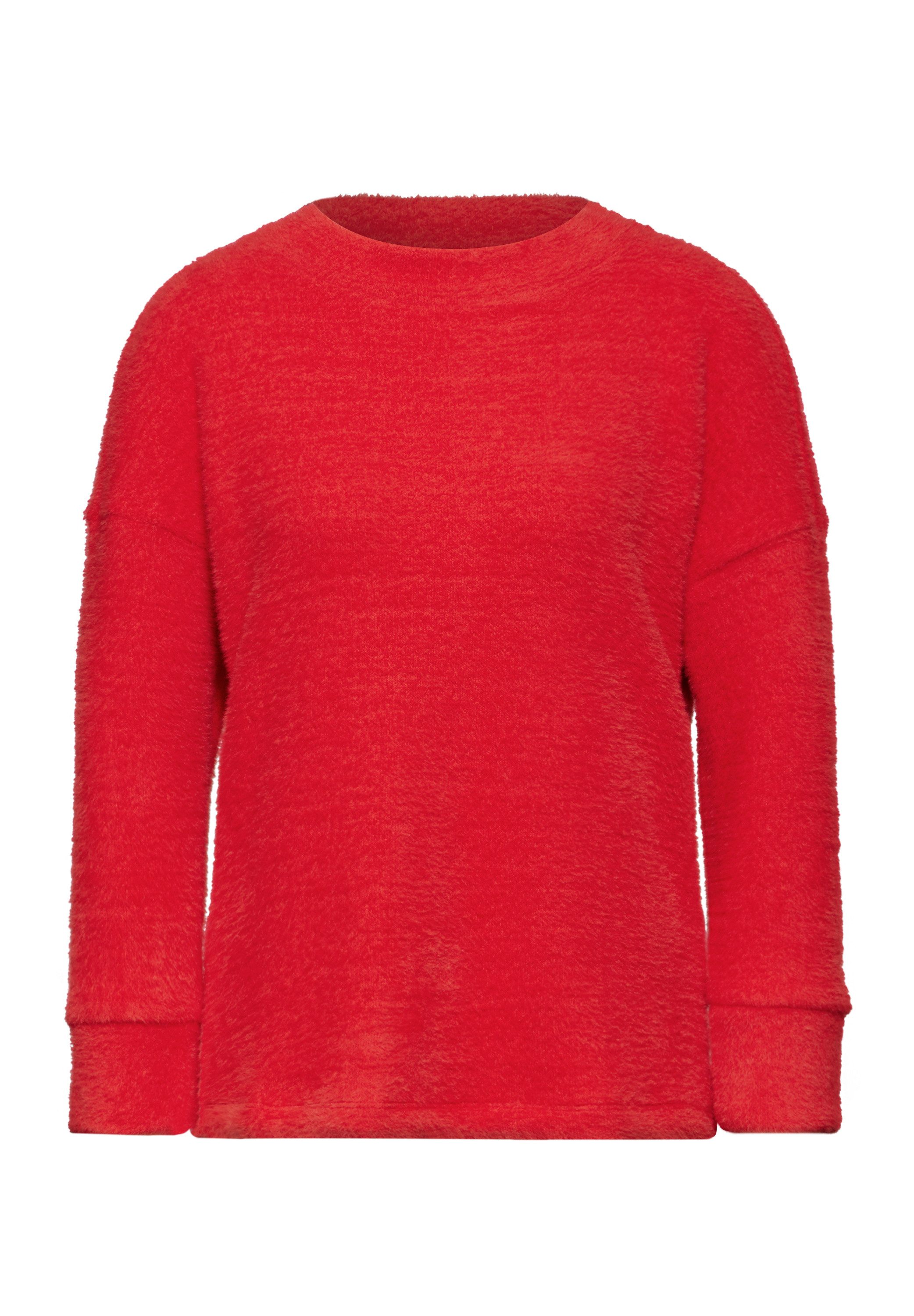 STREET ONE Shirt met 3/4 mouwen met col