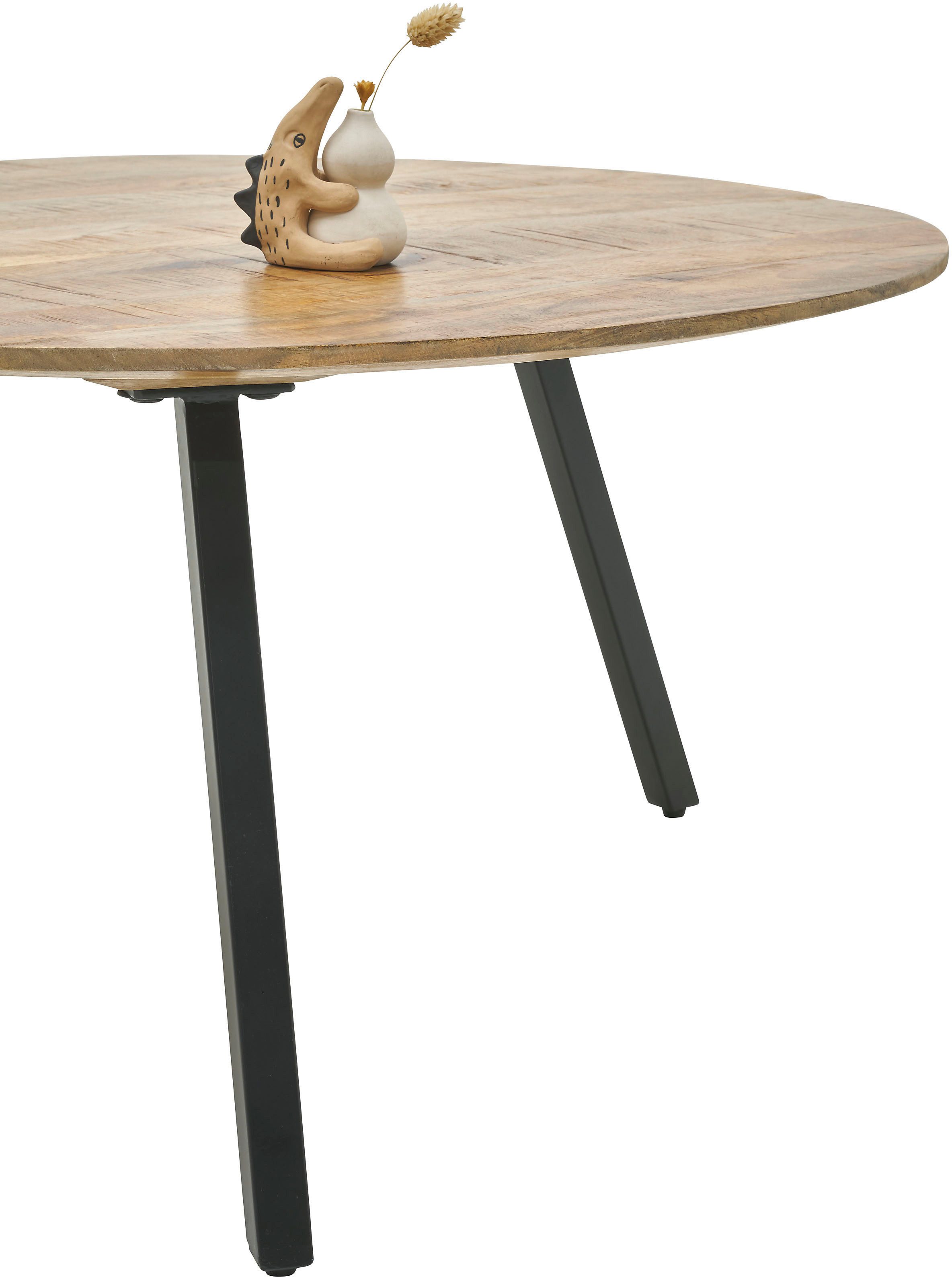 Stolkom Salontafel Gloria rond massief mango hout