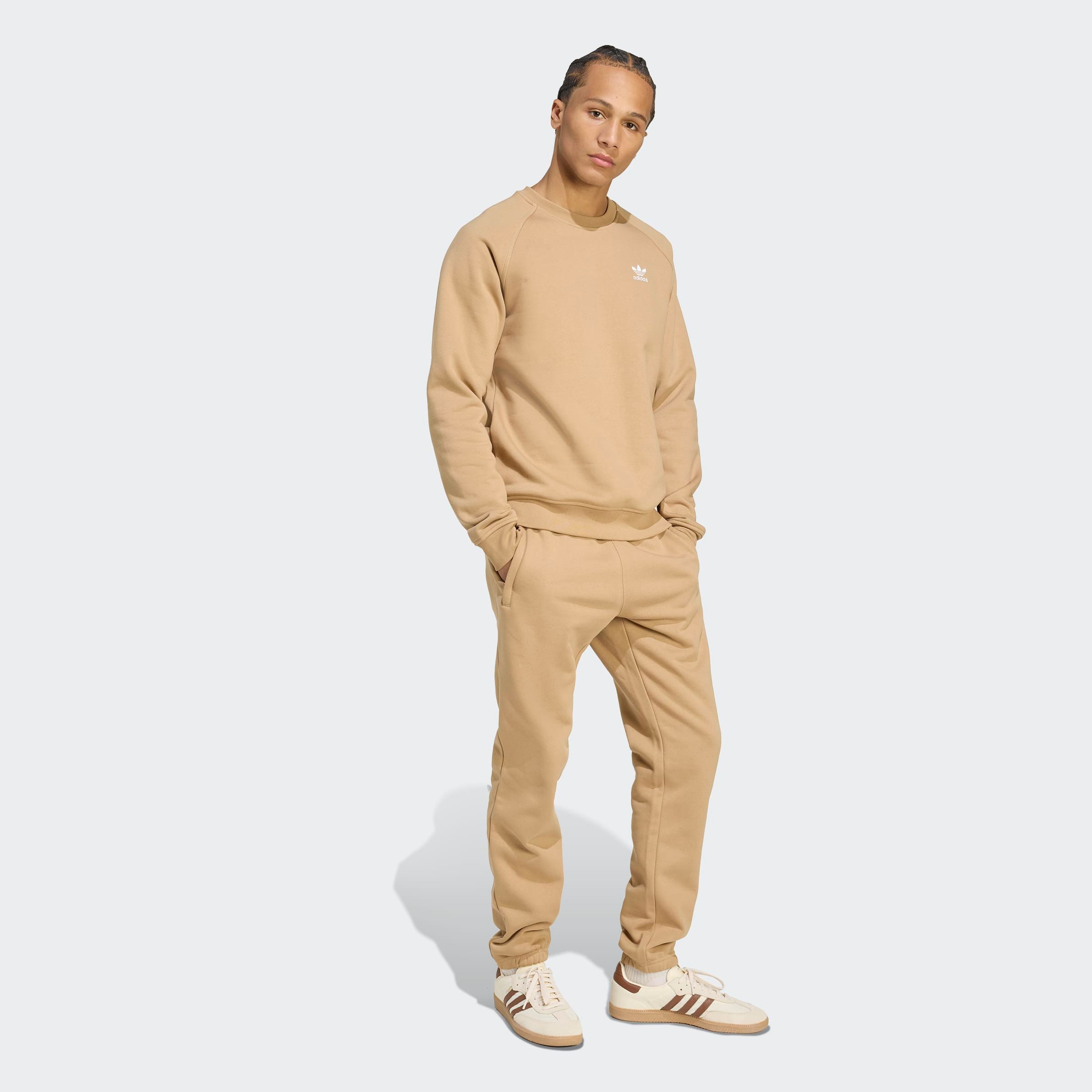adidas Originals Sweatshirt ESS CREW Essentials pullover, zachte binnenkant