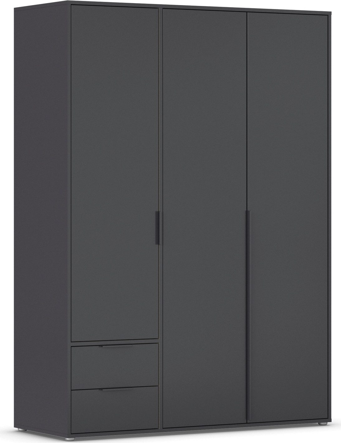 rauch Draaideurkast Kledingkast Kast Garderobe Wasmand NAGATA veel Opbergruimte kledingkasten grijs