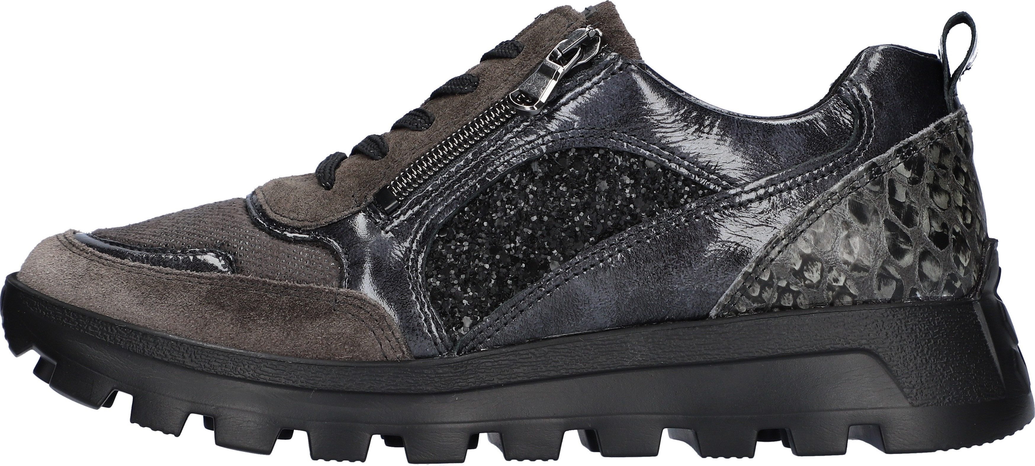 Waldläufer Sneakers H-AJALA , vrijetijdsschoen, lage schoen, veterschoen, met orthotritt, in breedte h