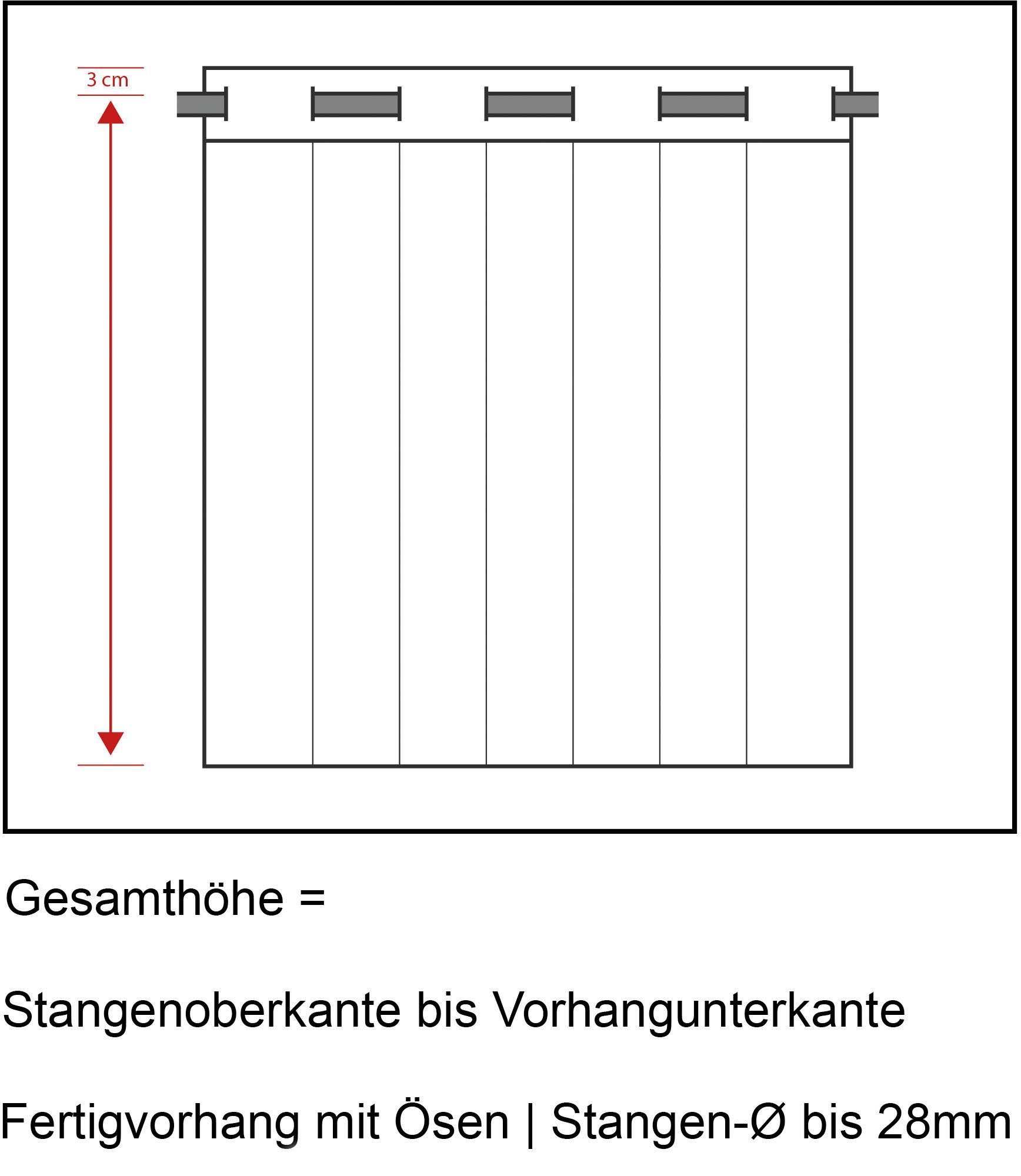Neutex for you! Gordijn Kiss Ooggordijn met metalen ogen, breedte 142 cm, op maat (1 stuk)