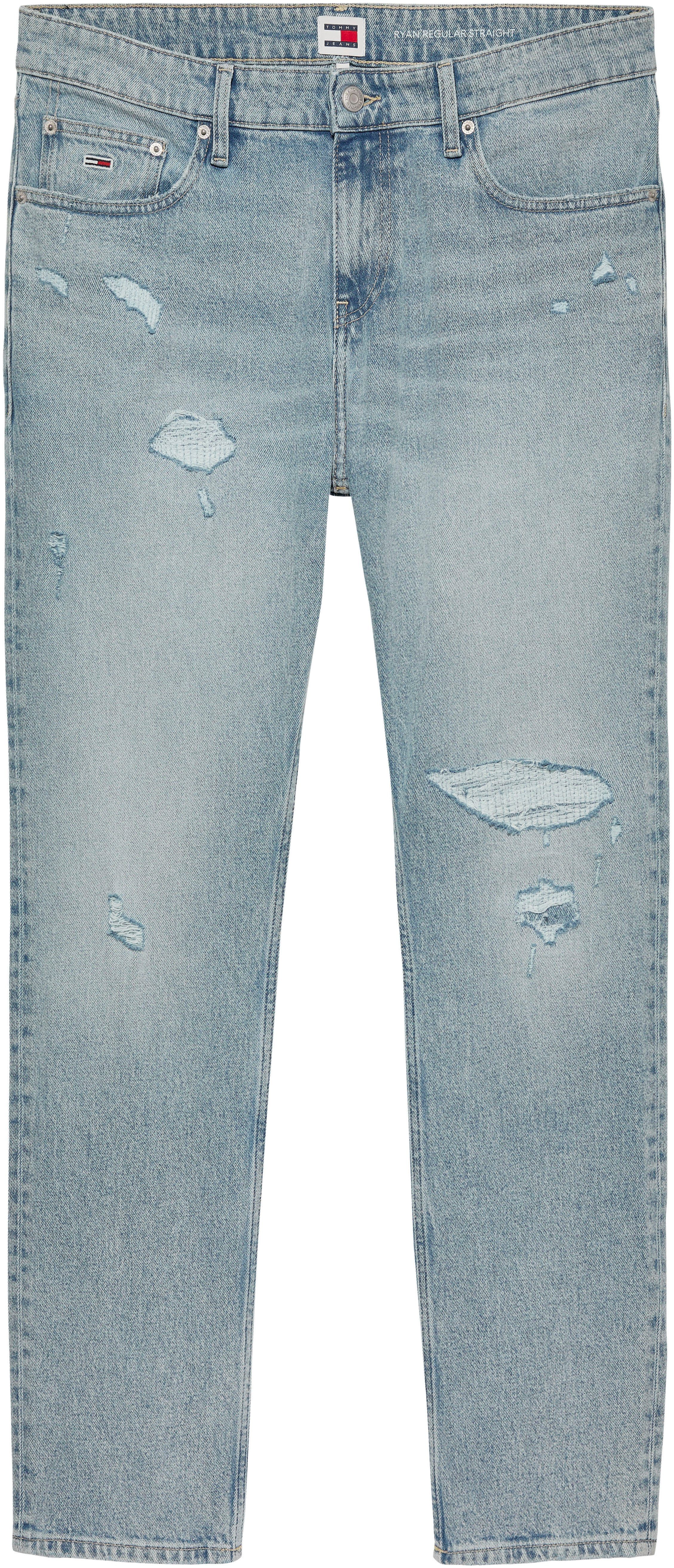 TOMMY JEANS Straight jeans Ryan Regular Straight heren straight jeans maat 31 blauw