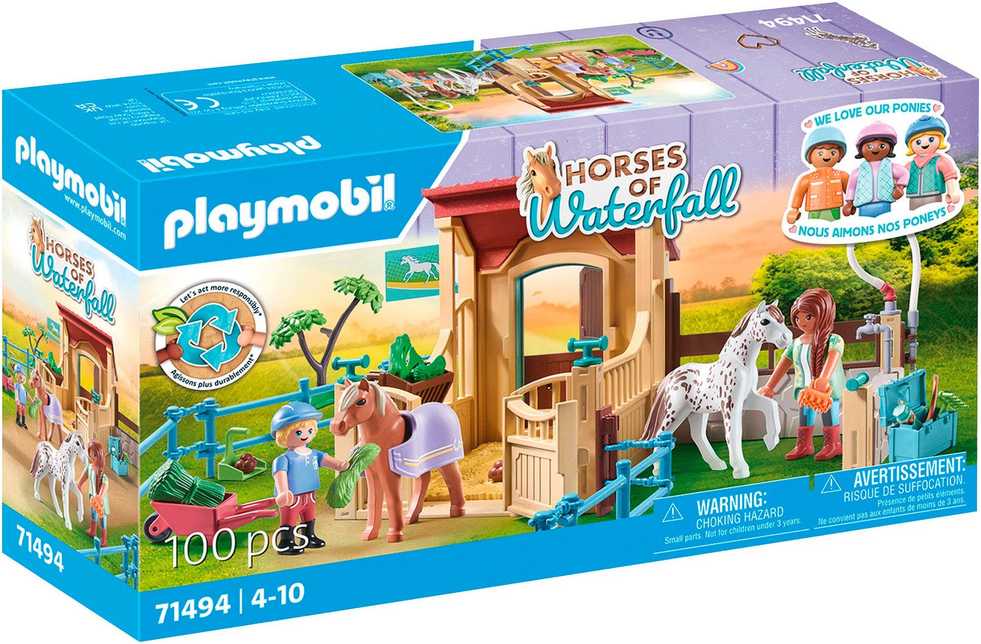 Playmobil® Constructie-speelset Stal (71494), Horses of Waterfall (100-delig)