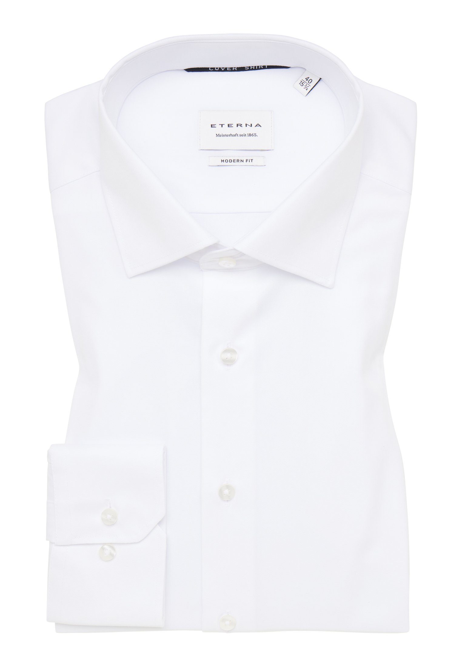 Eterna Overhemd met lange mouwen MODERN FIT NON IRON (strijkvrij)