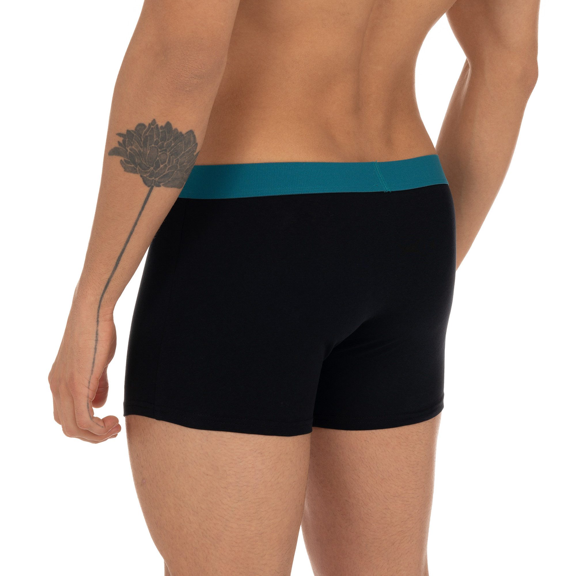Bruno Banani Boxershort Flowing met contrastkleurige boorden (Set van 2)