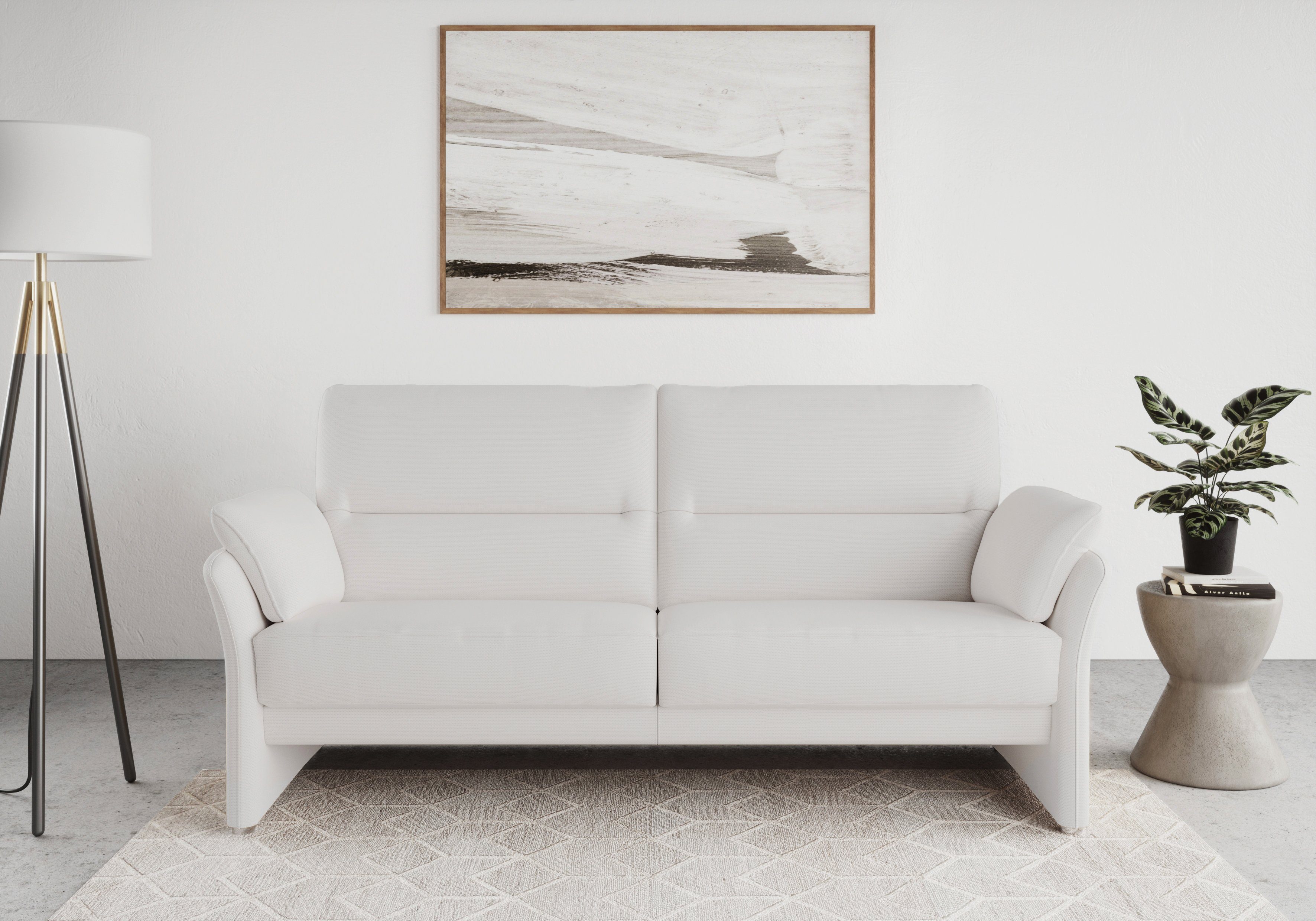 DOMO collection 2-zitsbank Pina met binnenvering, breedte 199 cm