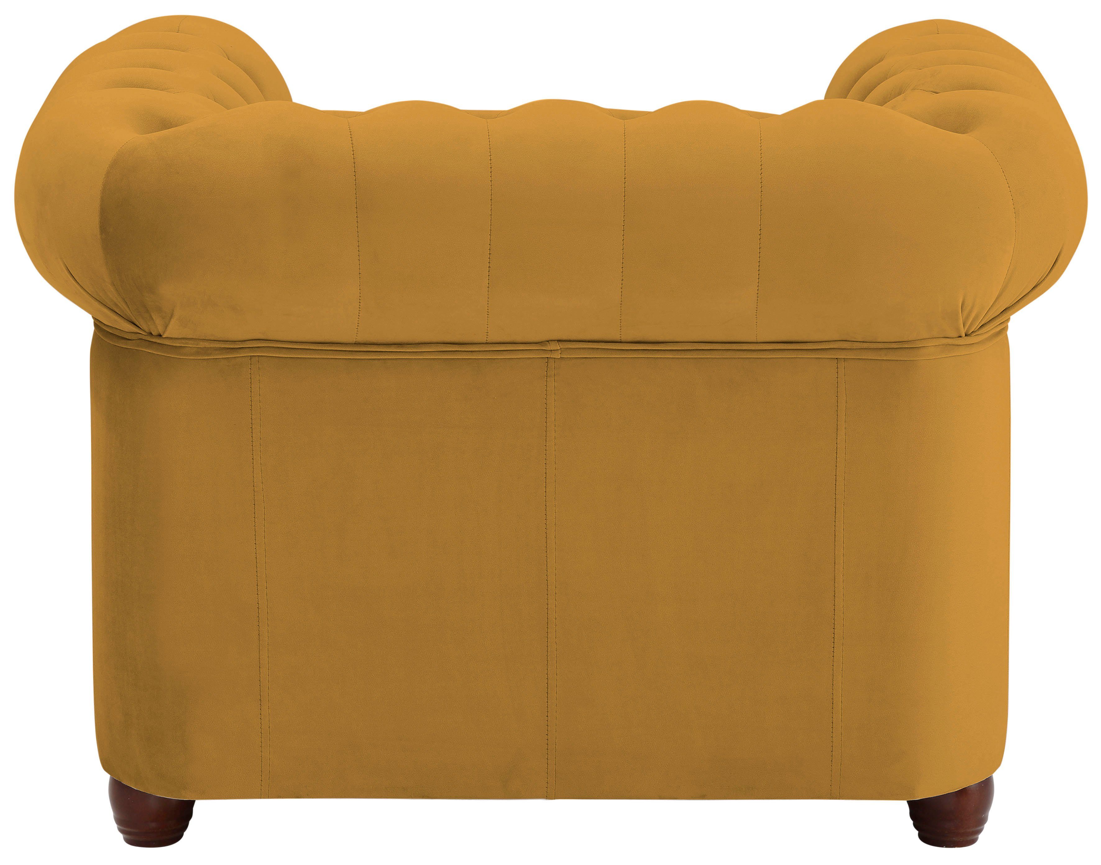 Home affaire Chesterfield-fauteuil New Castle fauteuil hoogwaardige capitonnage, bxdxh: 104x86x72 cm