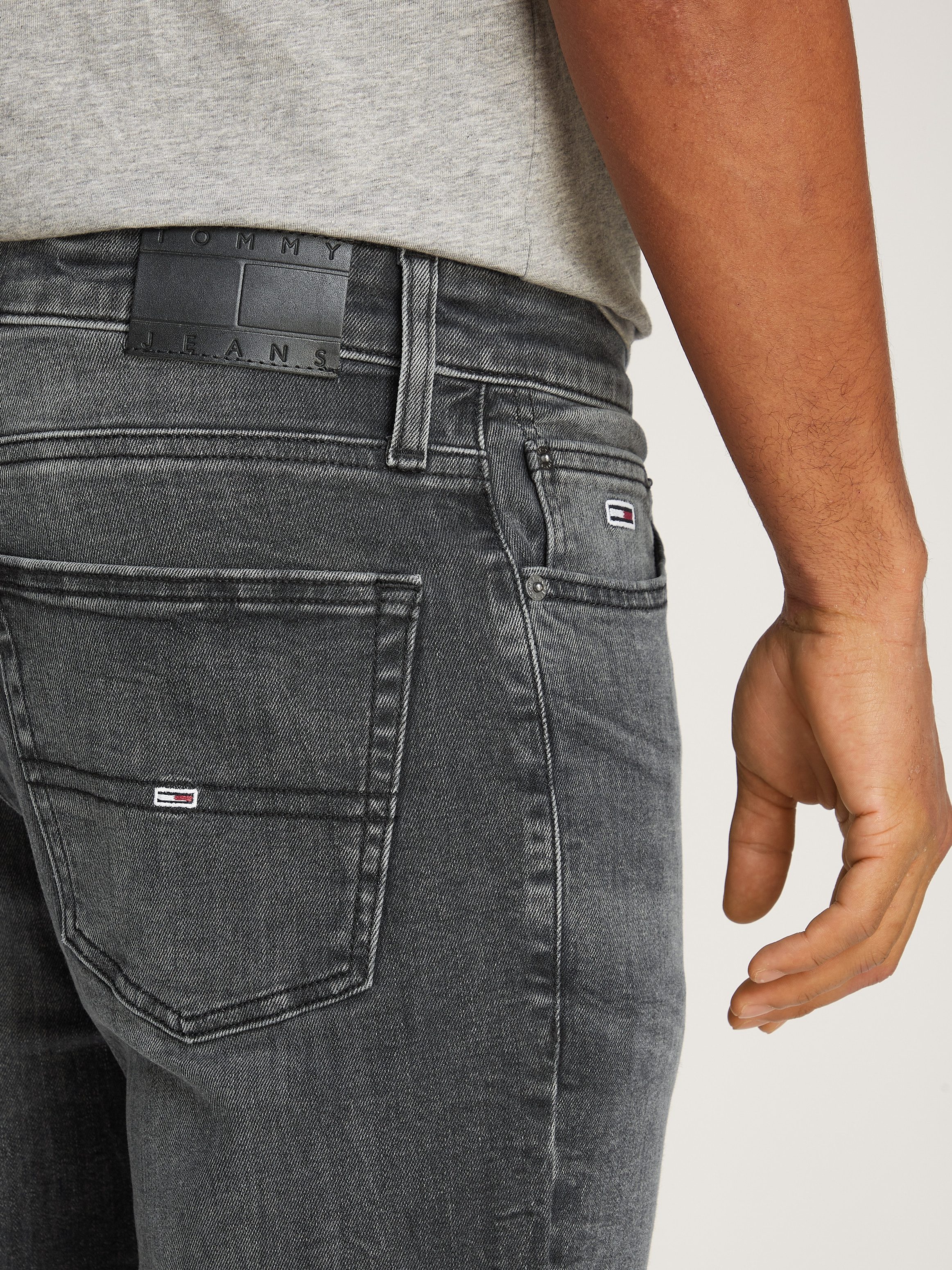 TOMMY JEANS Regular fit jeans RYAN RGLR STRGHT met gestempeld logo