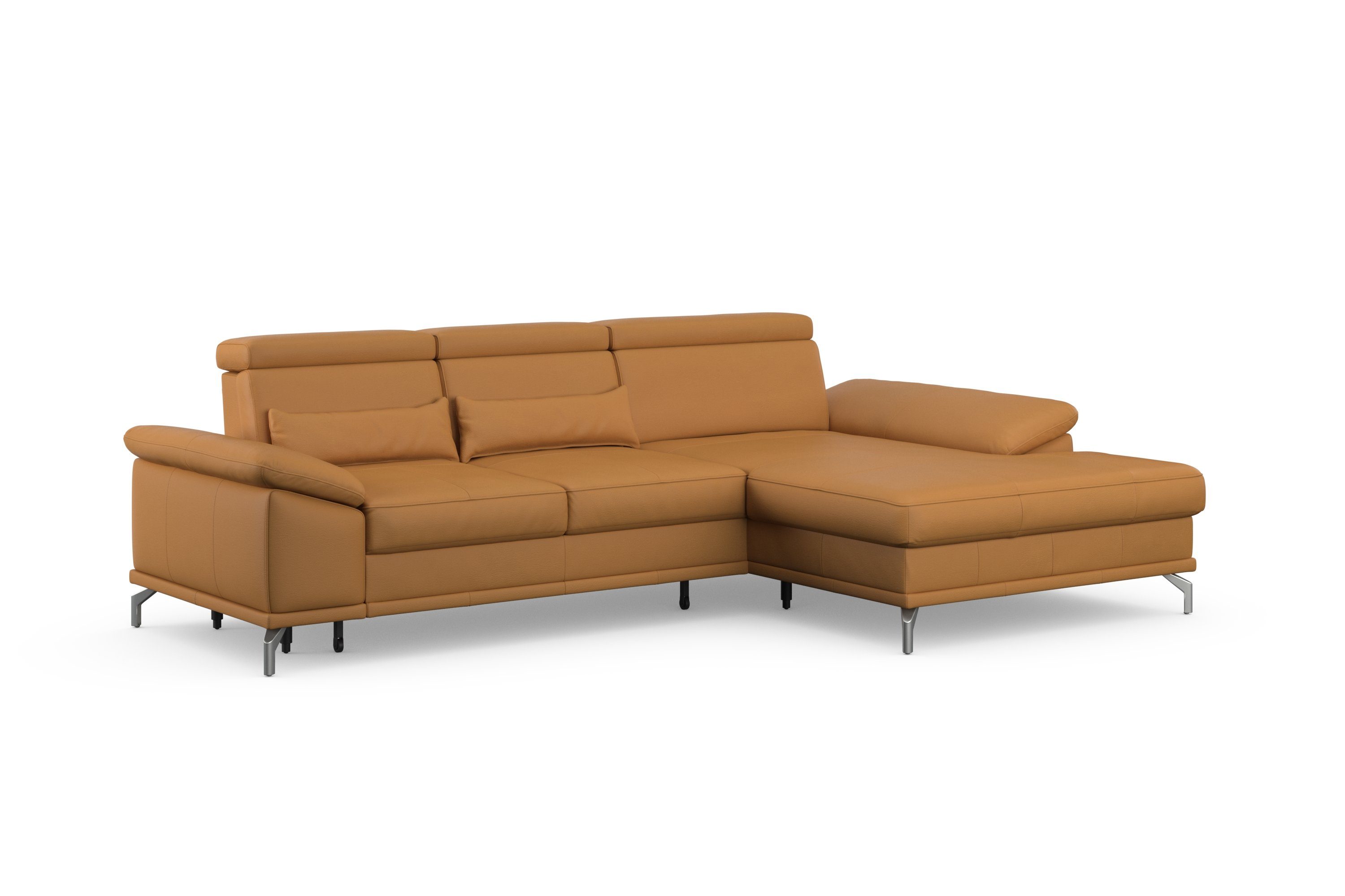 sit&more Hoekbank Cabrio L-vorm, met zitdiepteverstelling, arm- en hoofdsteunverstelling