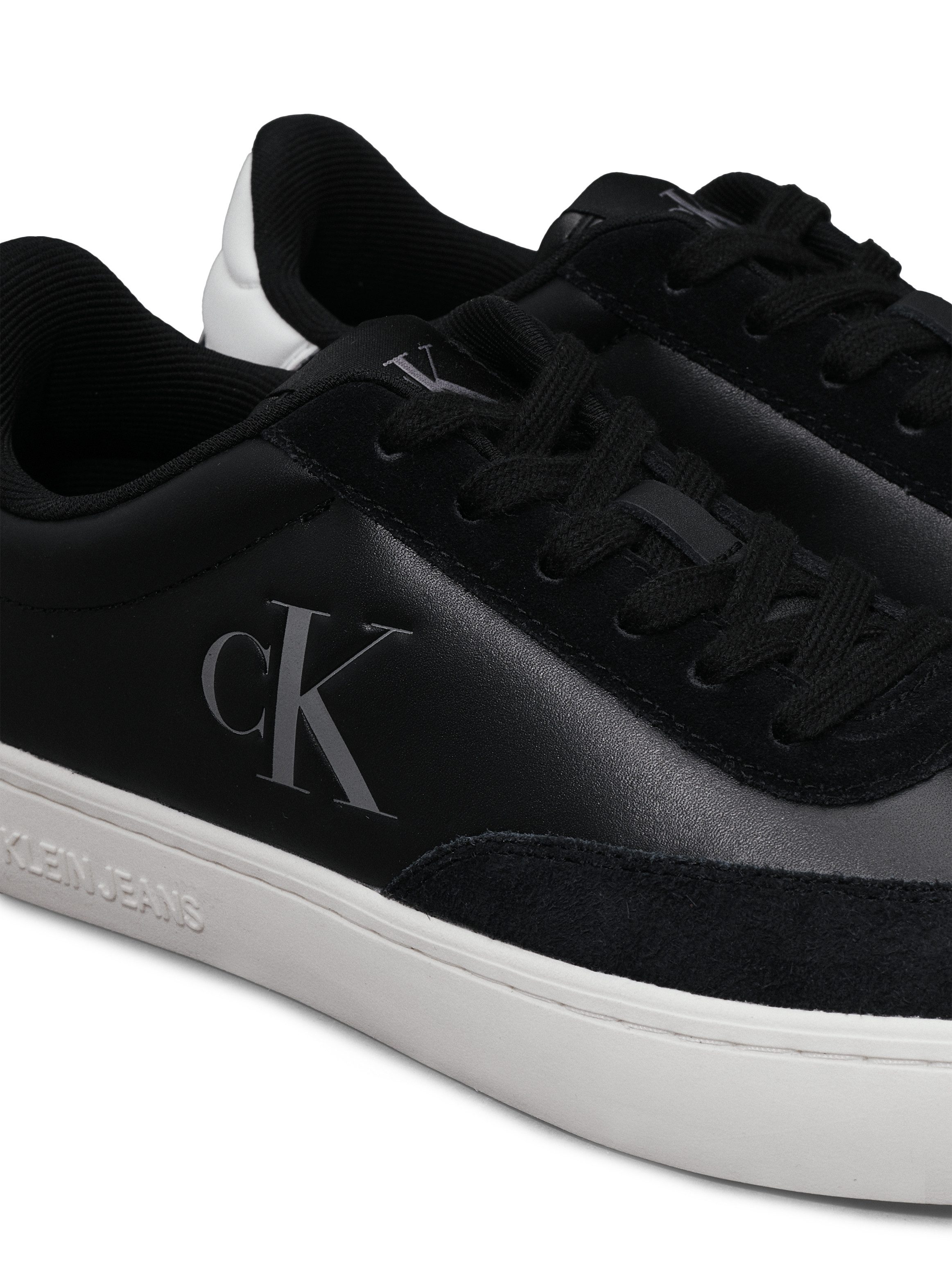 Calvin Klein Plateausneakers CLASSIC CUPSOLE LOW MG MIX veterschoen, lage schoen, vrijetijdsschoen met gepolsterde schachtversteviging