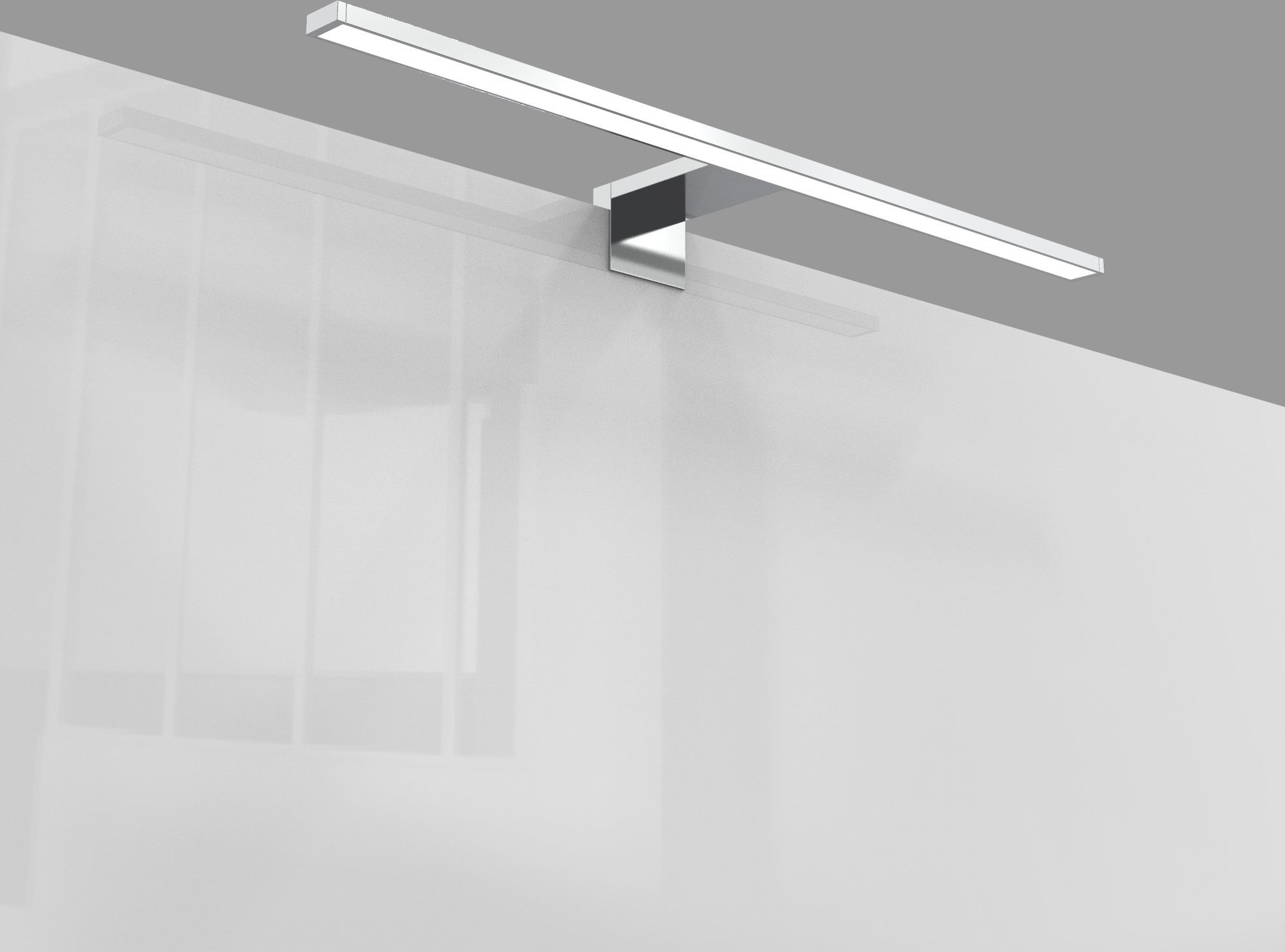 B.K.Licht Spiegellamp Carina LED, badkamer, verlichting, spiegel-lamp, IP44, make-up licht