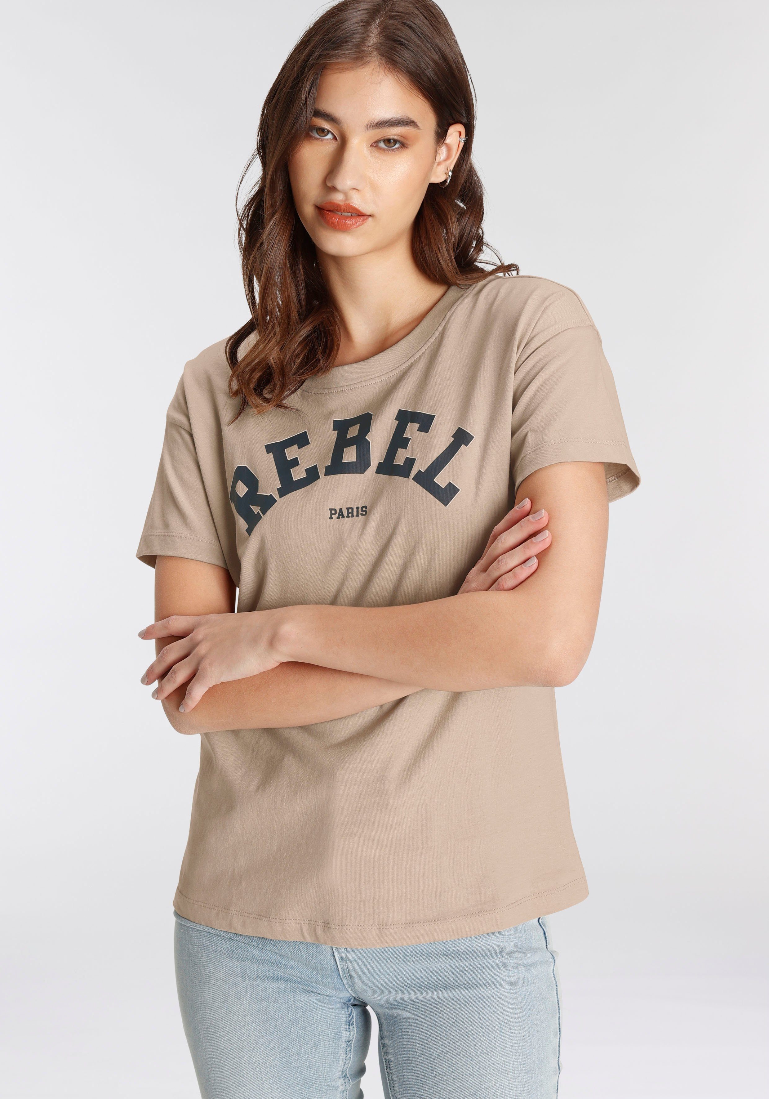 AJC T-shirt met trendy print