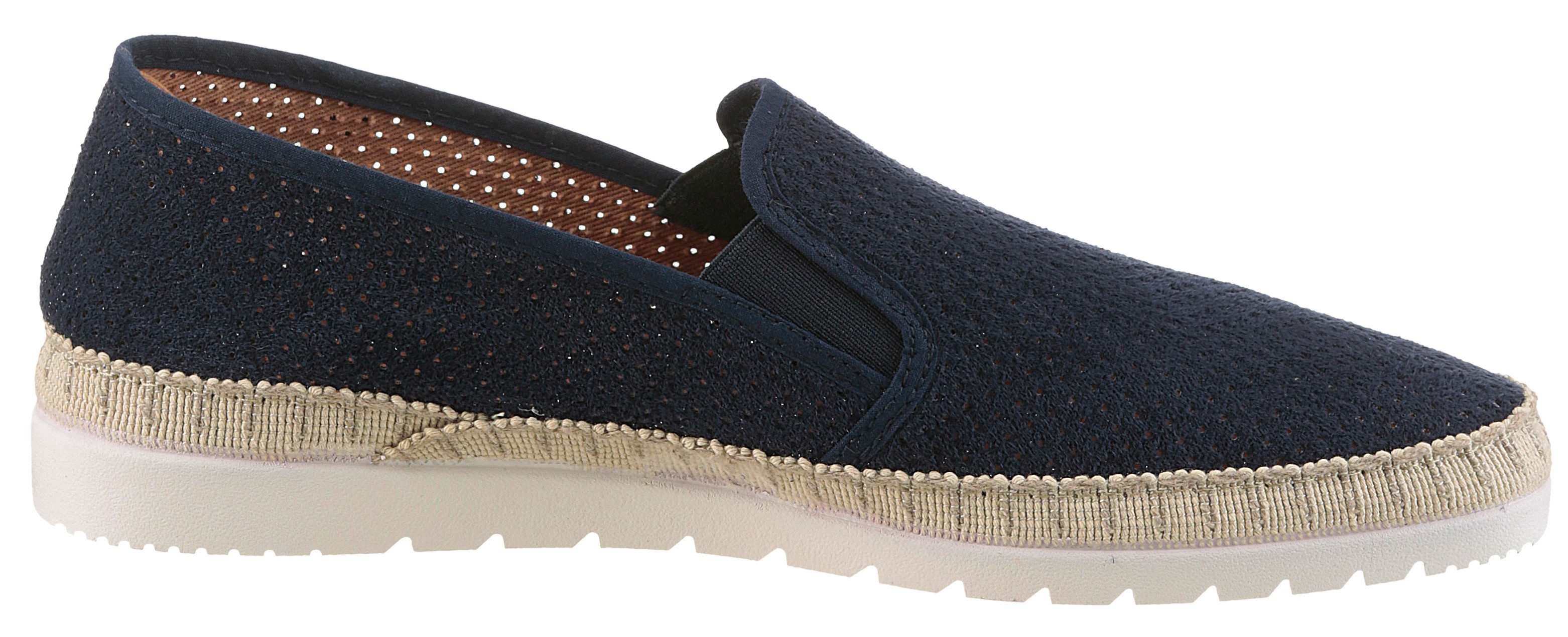 VERBENAS Instappers Boris Hole Gallery , espadrilles, zomerschoen, vrijetijdsschoen met luchtige perforatie