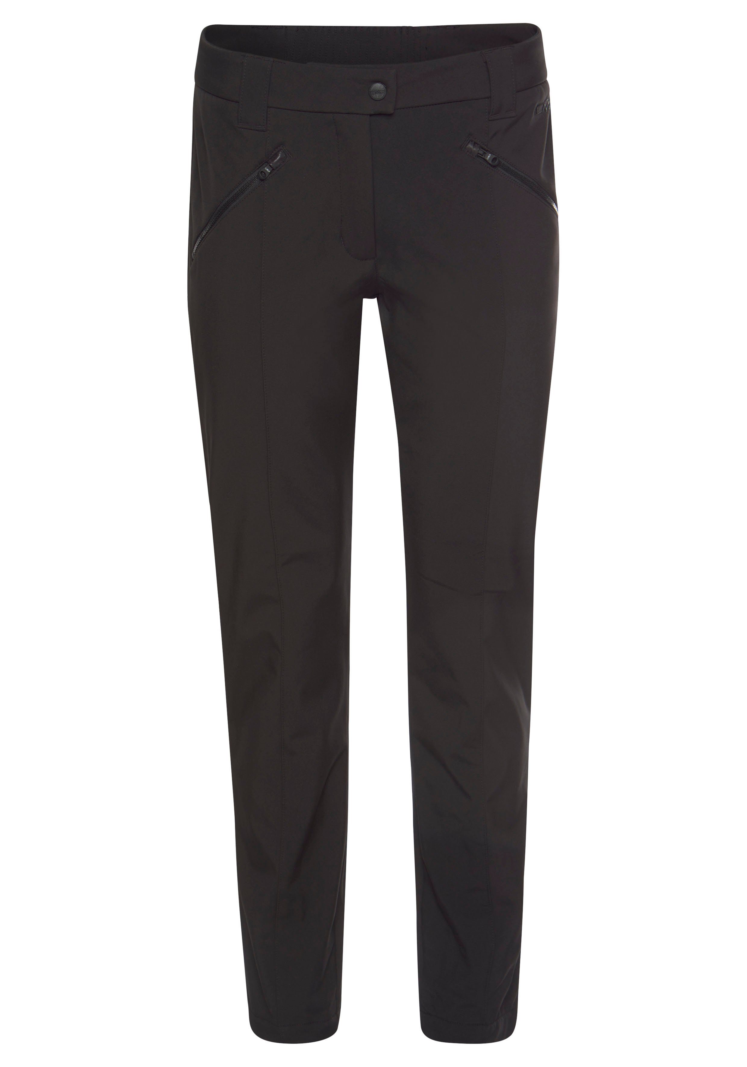 CMP Softshell-broek WOMAN LONG PANT Waterafstotend & windwerend & ademend