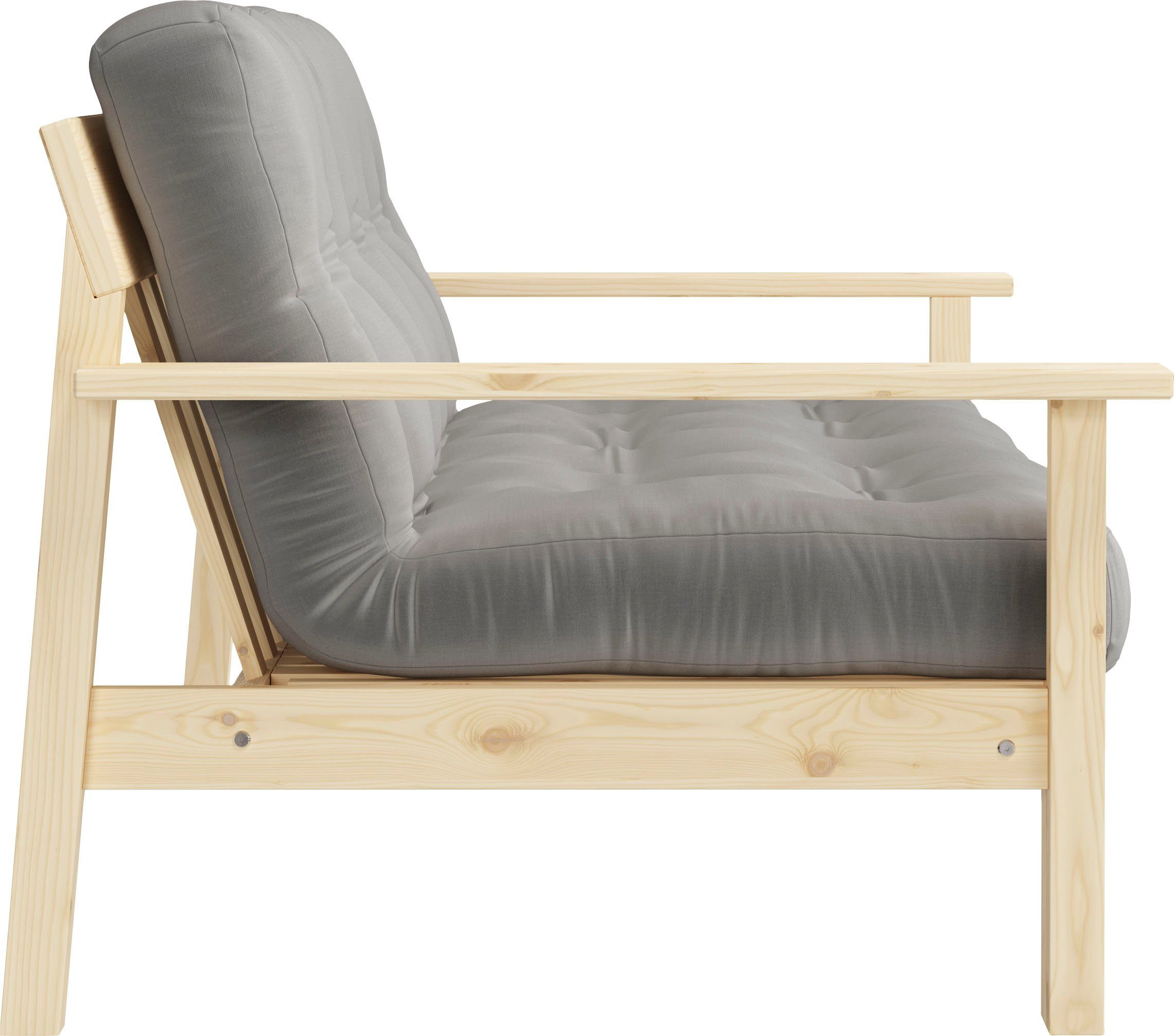 Karup Slaapbank Unwind Met houtstructuur, incl. futonmatras, ligoppervlak 130x190 cm