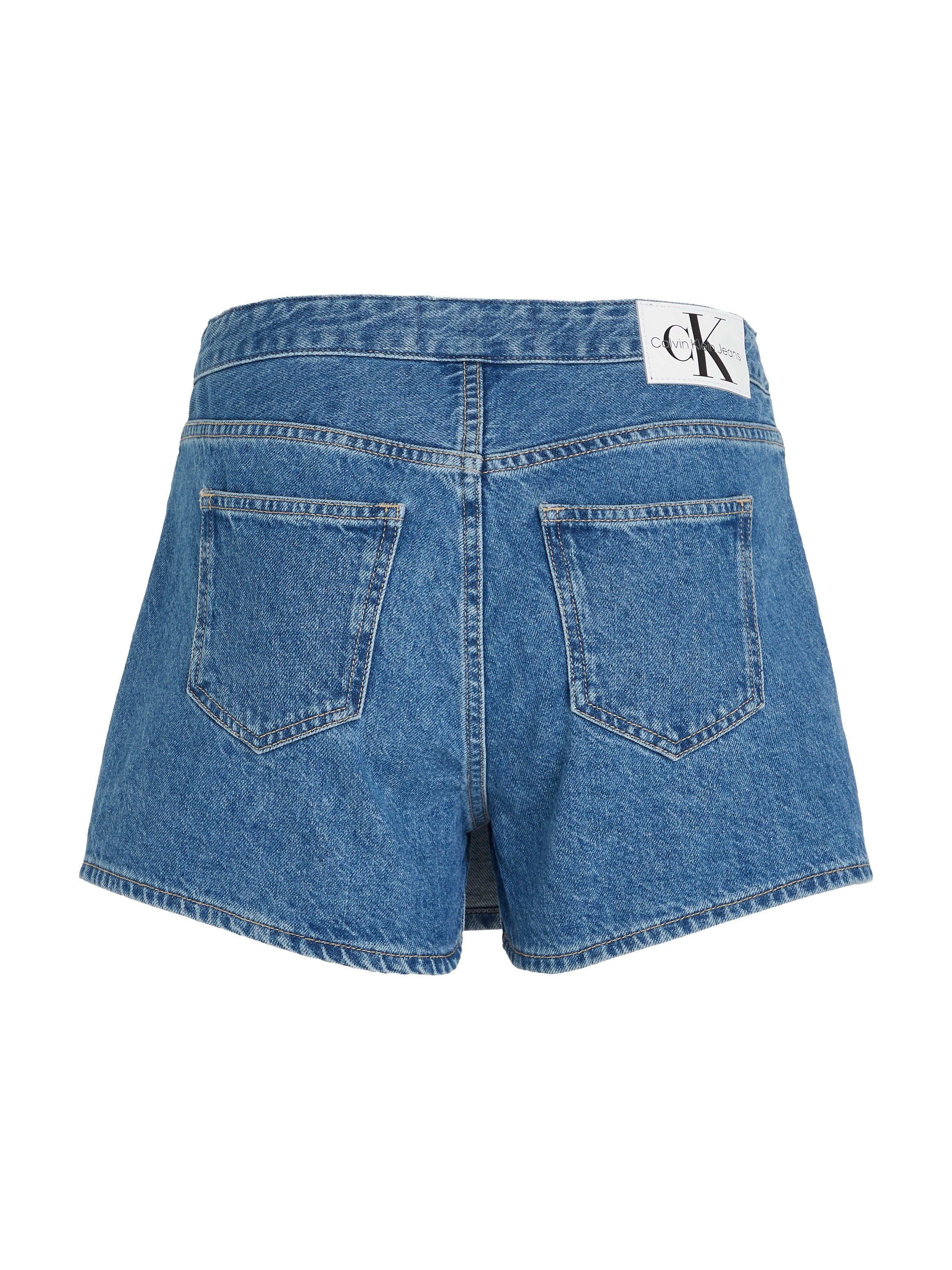 Calvin Klein Broekrok WRAP SKORT met logo merklabel