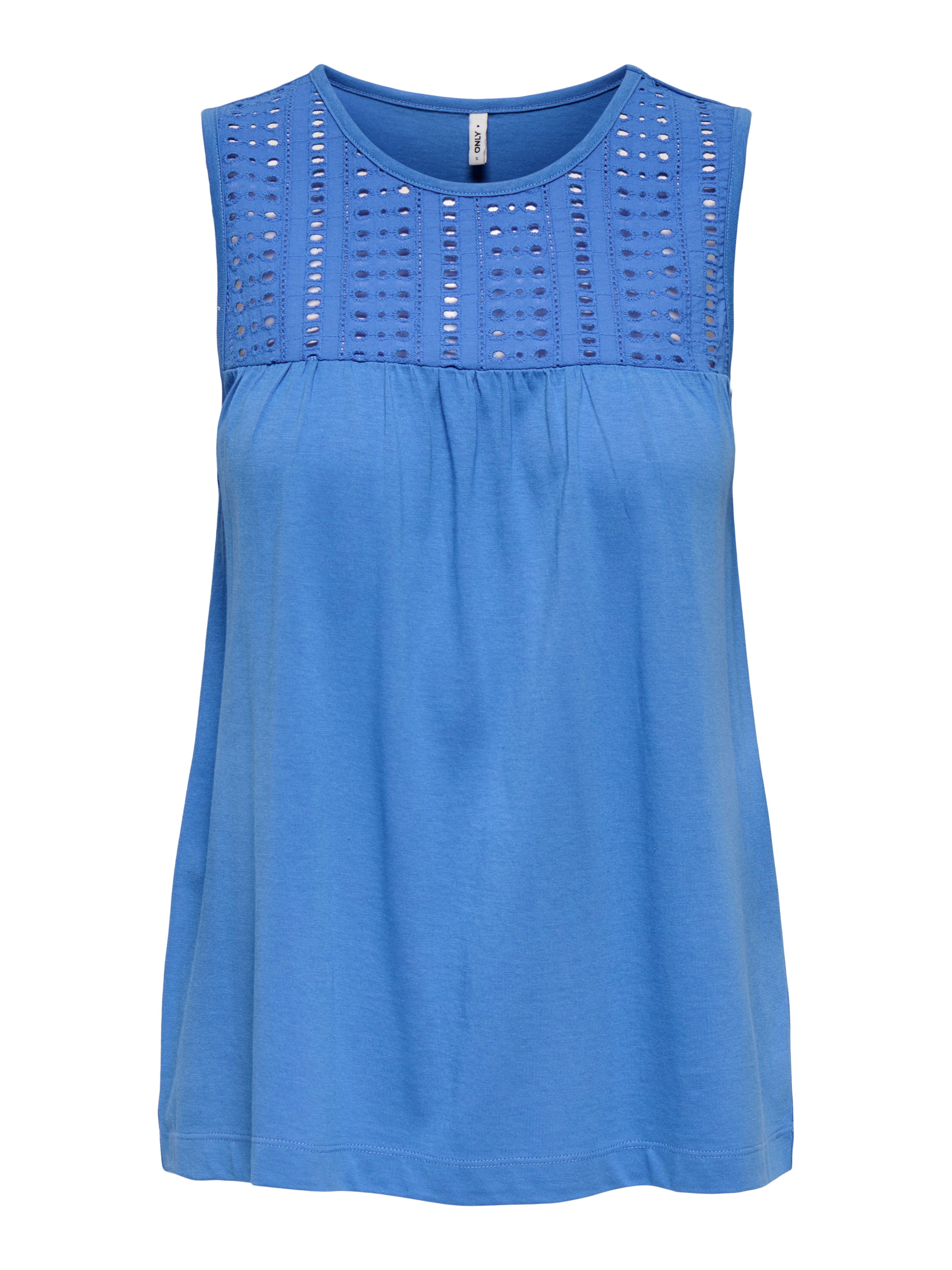 Only Kanten top ONLSHARON S/L O-NECK TOP JRS
