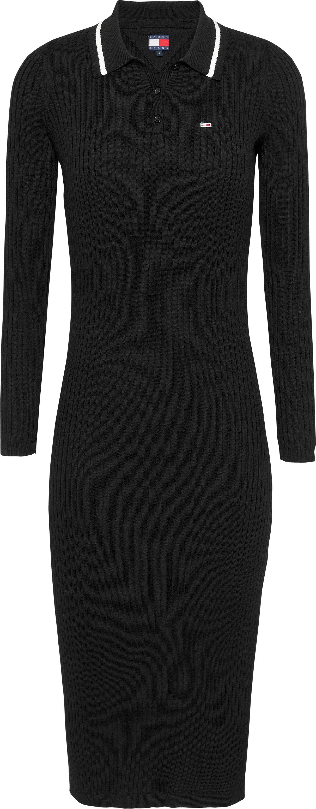TOMMY JEANS Polojurk TJW LS POLO MIDI DRESS