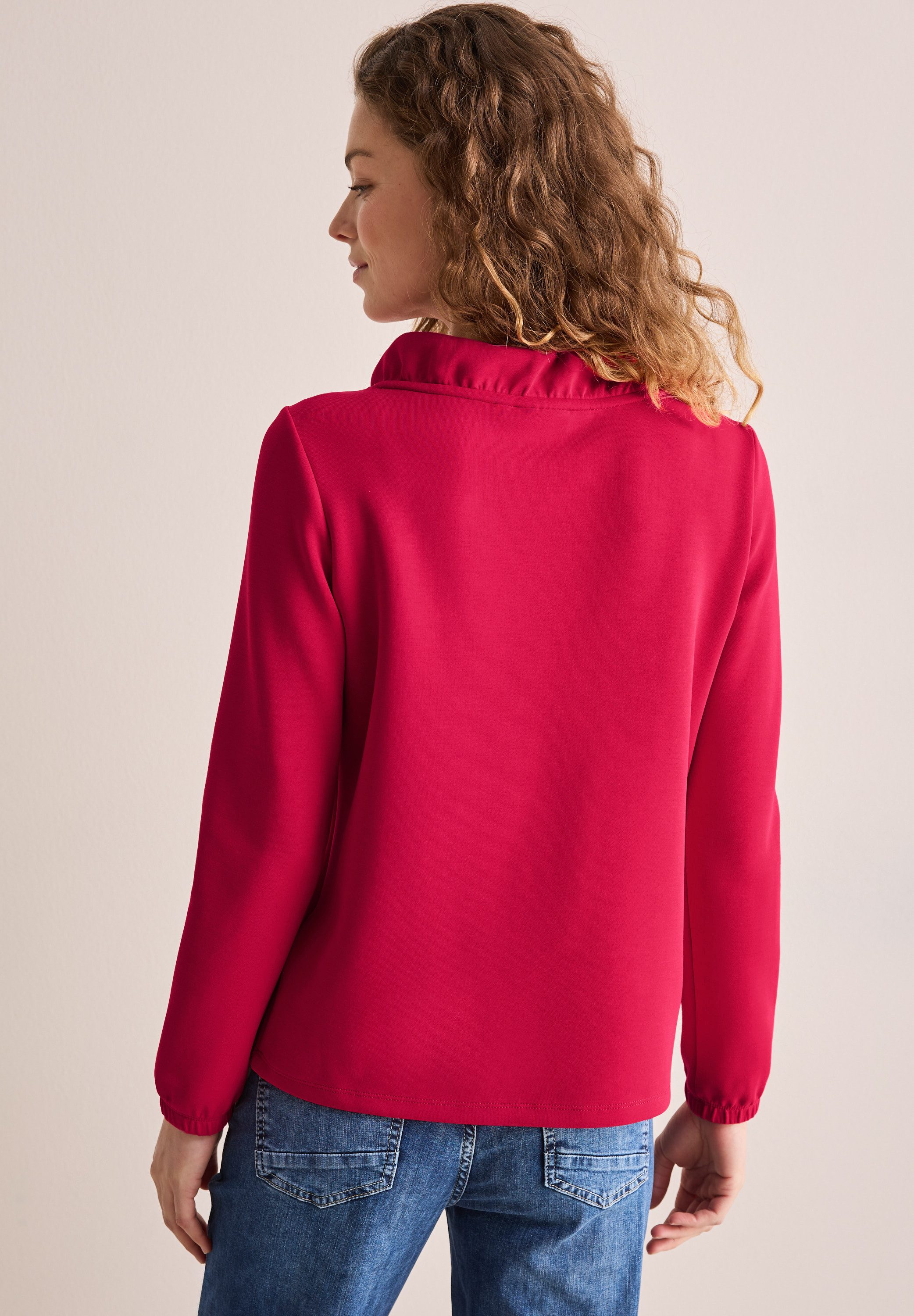 Cecil Shirt met lange mouwen met funnel-hals