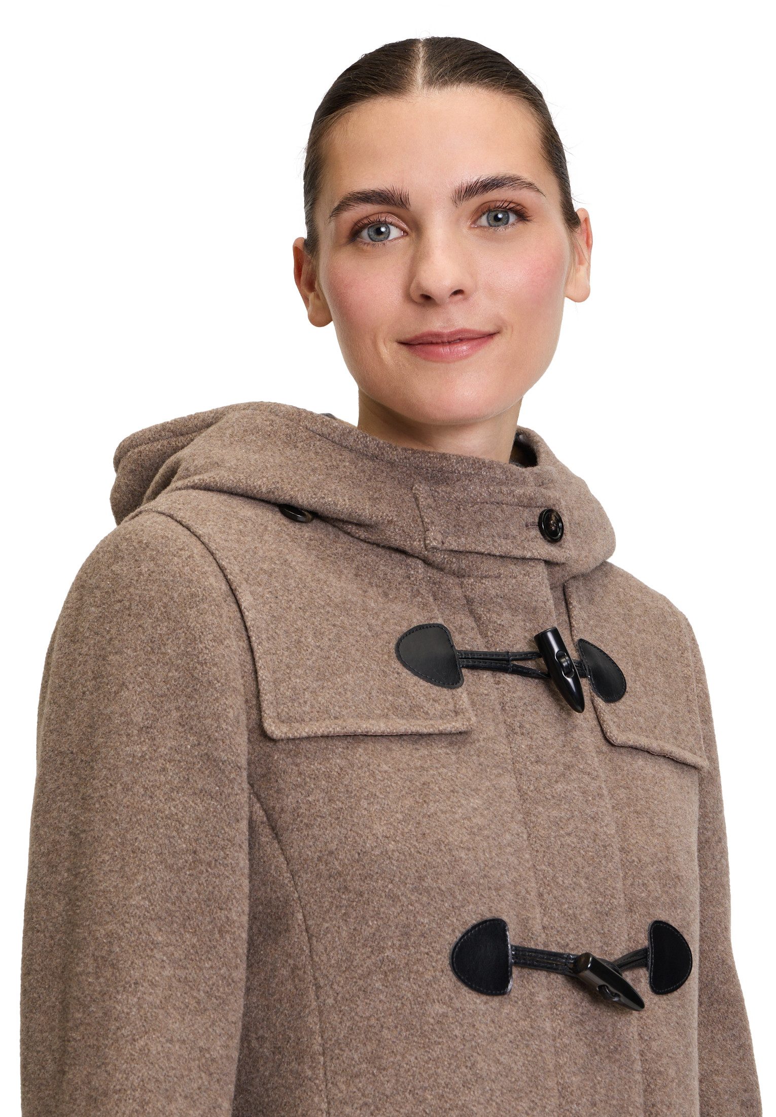 Gil Bret Duffelcoat met wol en capuchon