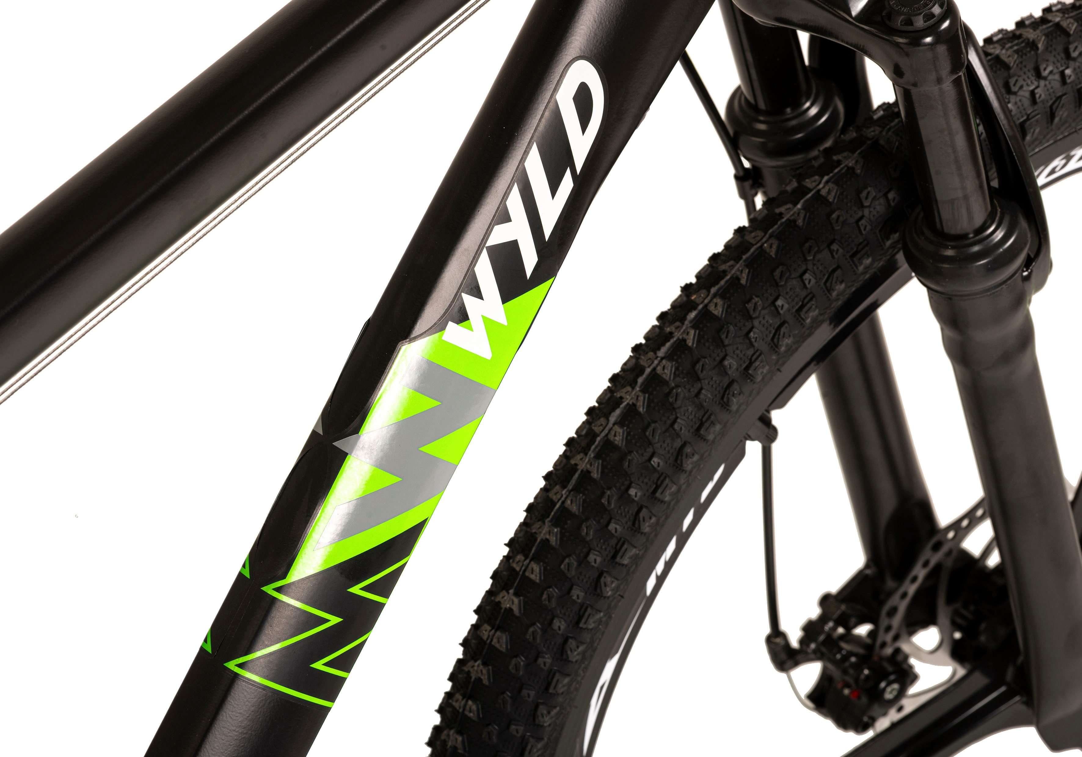 MUSTANG Mountainbike Hardtail 29'' Sharp zwart-groen 21 versnellingen