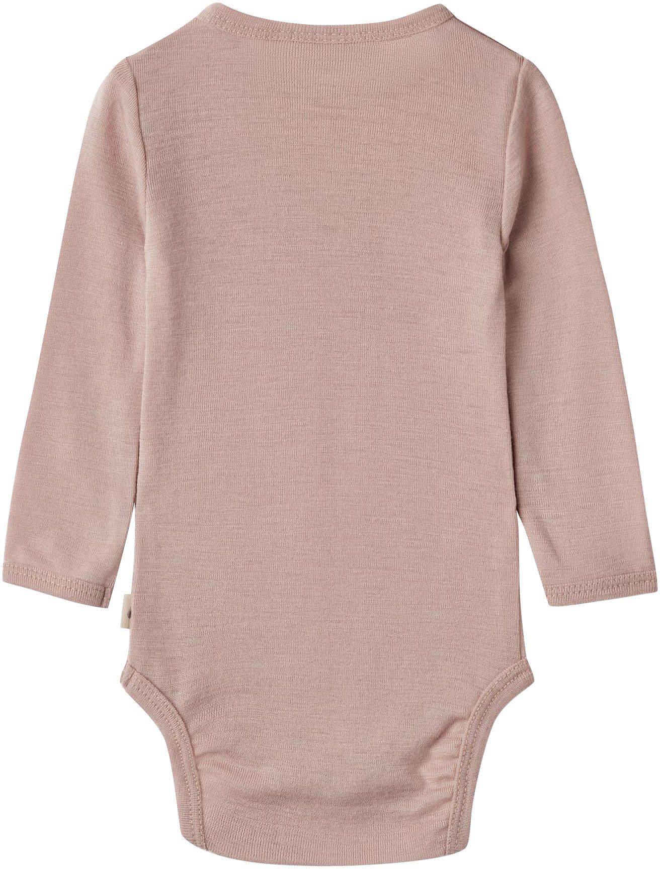 WHEAT Body met lange mouwen Wool Body L/S Lucca van zuivere merinoswol
