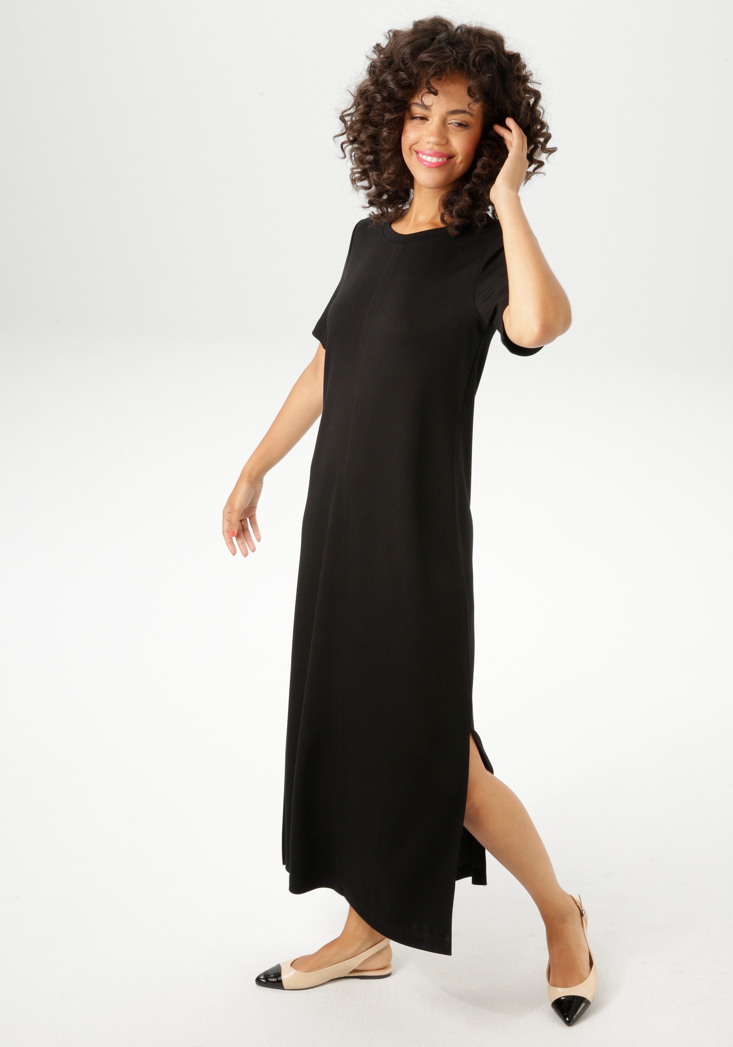 Aniston CASUAL Maxi-jurk met zijsplitten - nieuwe collectie
