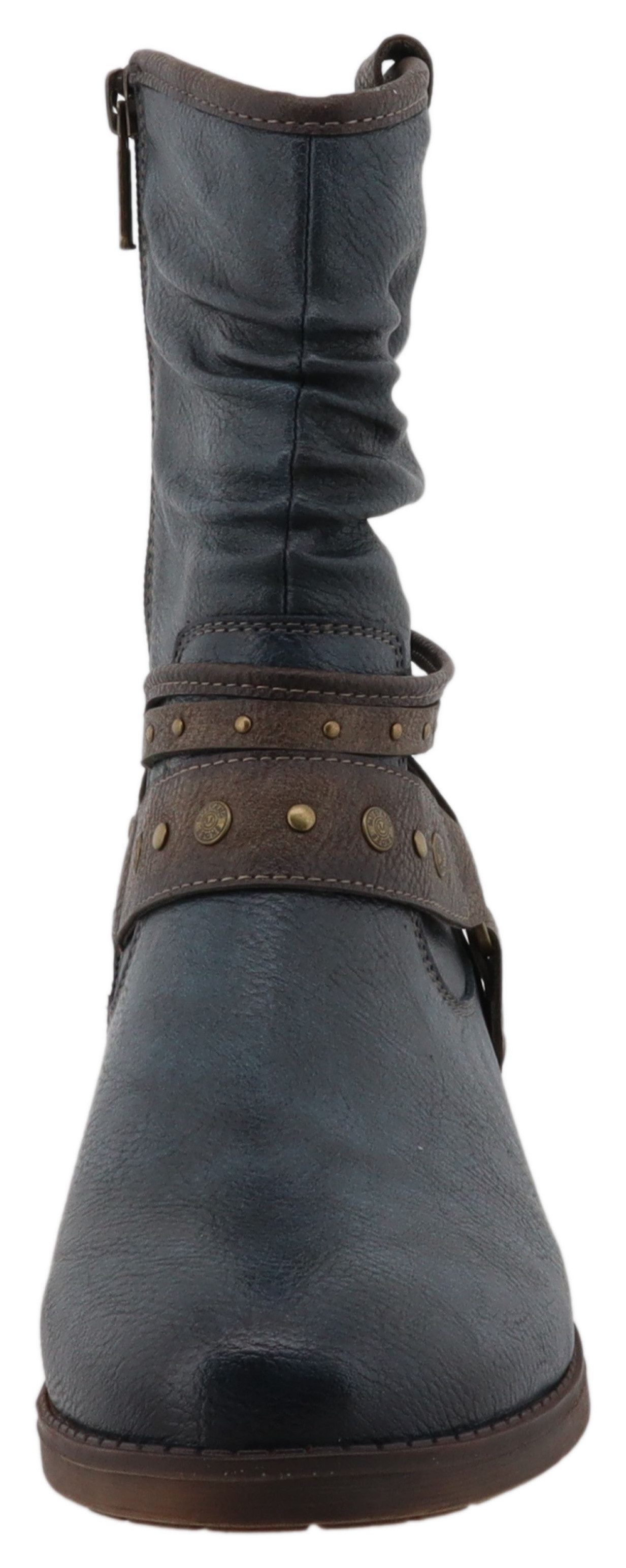 Mustang Shoes Winterlaarzen FABIENNE Enkellaarsje, westernboots met warme voering