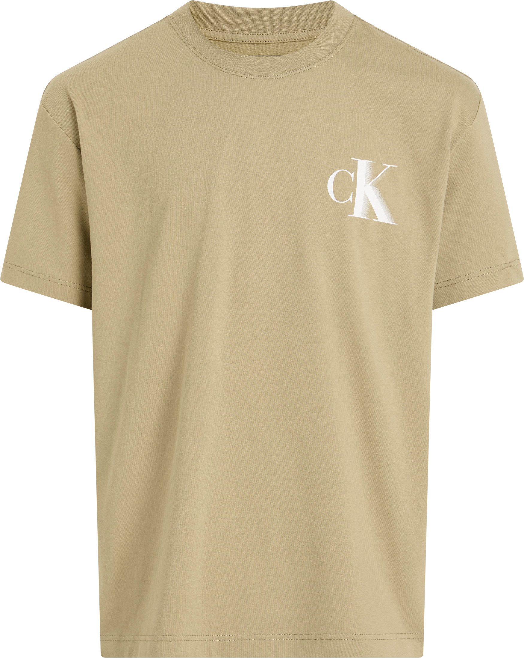 Calvin Klein T-shirt BOLD CK TEE met groot logo op de rug