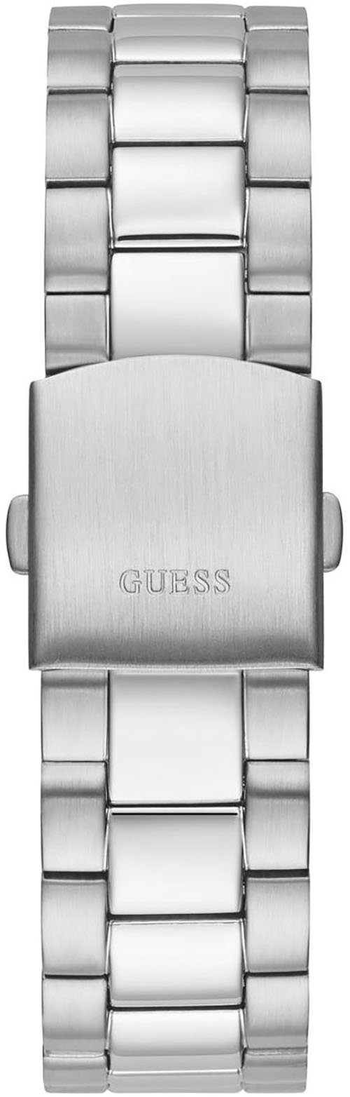 Guess Kwartshorloge CONNOISSEUR Armbanduhr, herenhorloge, datum, weekdag, roestvrijstalen band