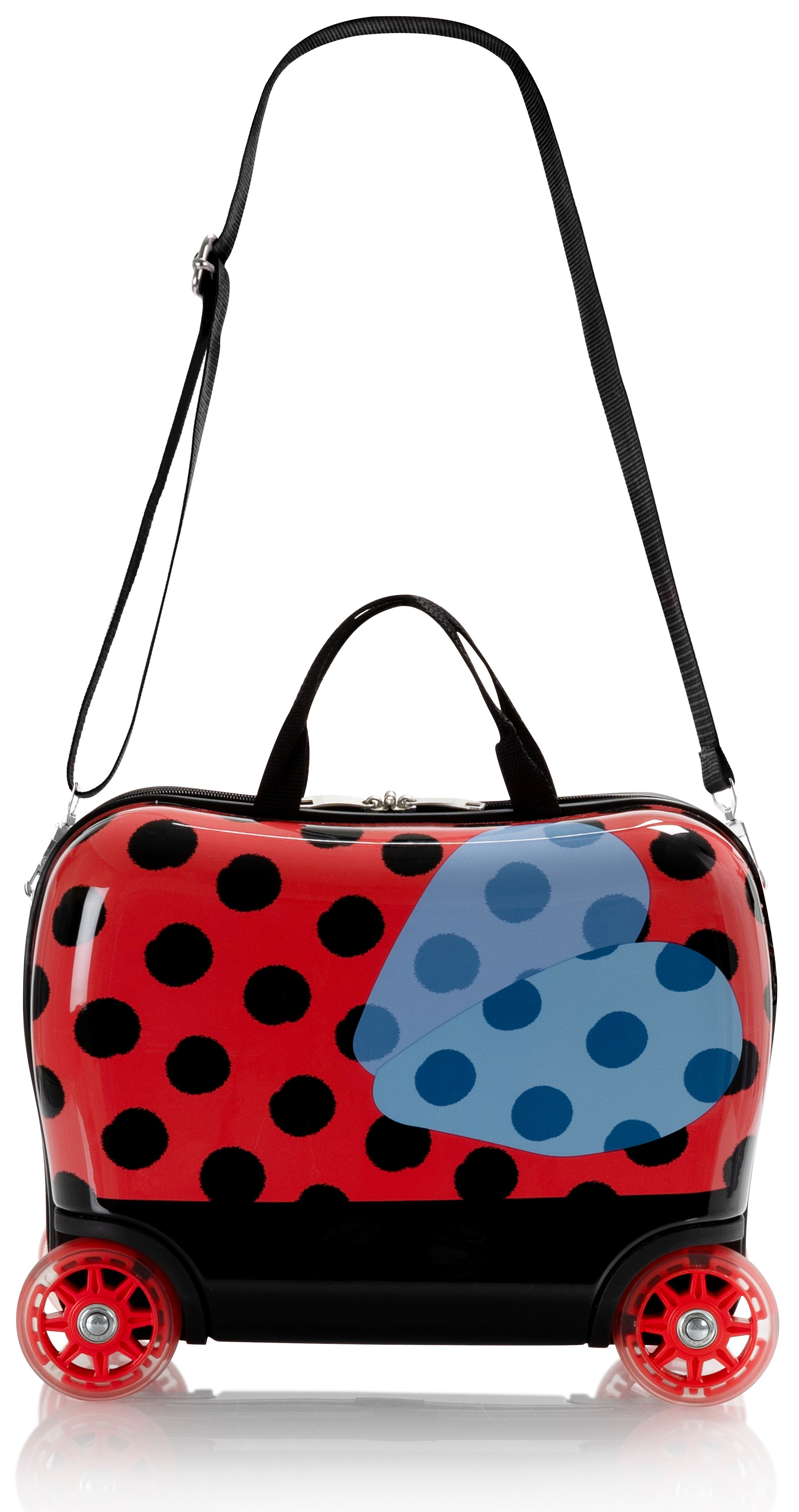 Heys Kinderkoffer Heys Kids Ride-On Luggage, 16 cm Heys x Joachim Llambi kinderbagage kindertrolley lieveheersbeestje