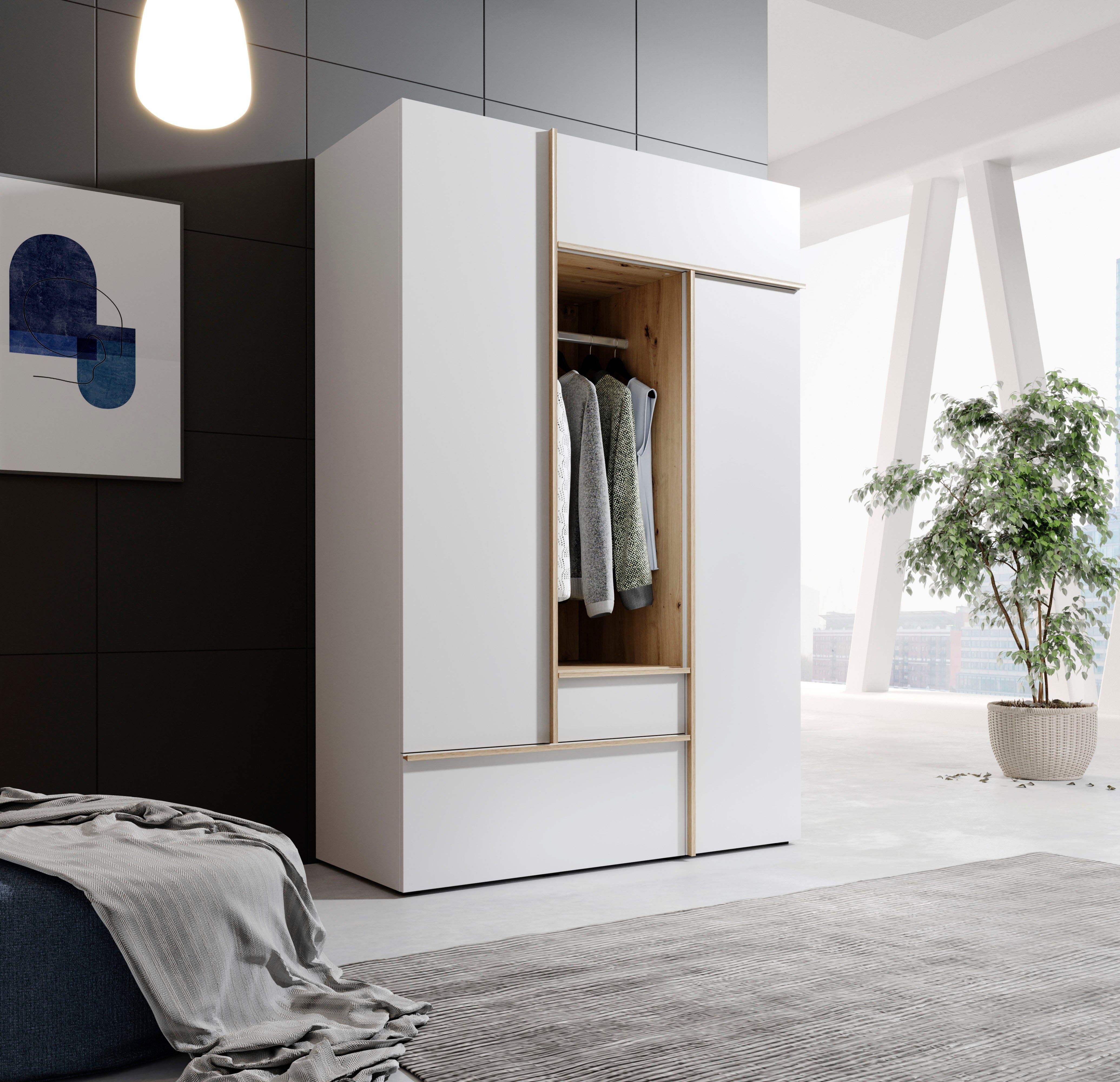 Schlafkontor Kledingkast Balve geschikt voor slaapkamers of gangen