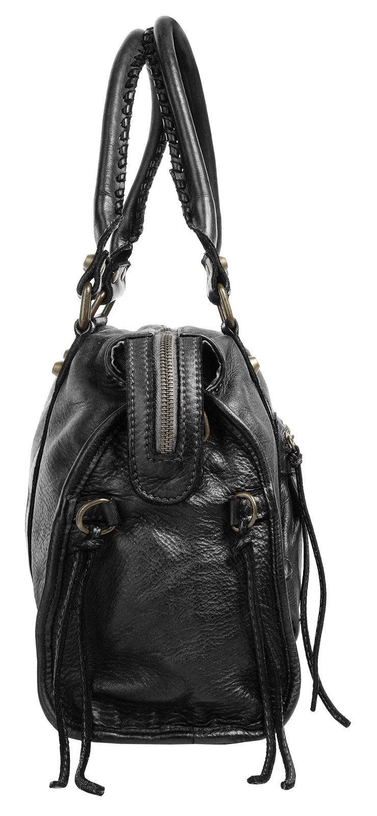Samantha Look Shopper echt leer, made in italy (1-delig)