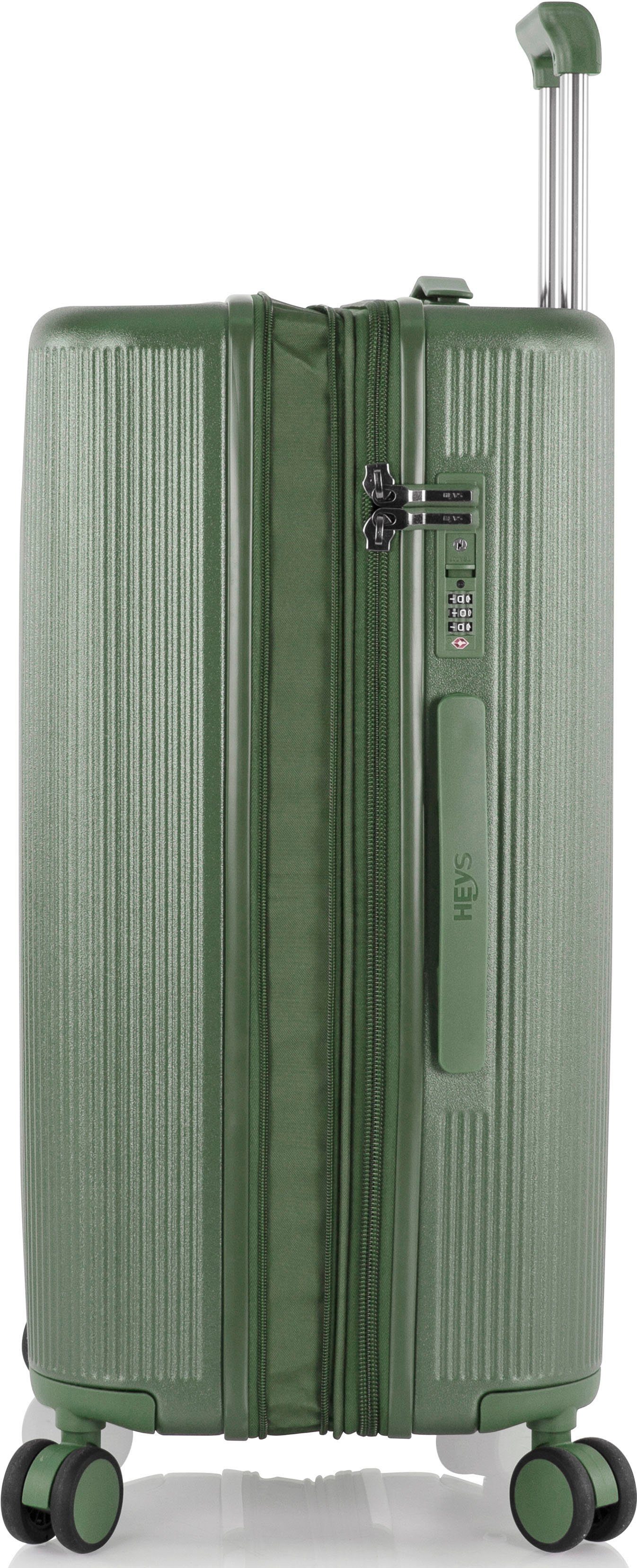 Heys Hardshell-trolley Earthtone, verschillende maten en kleuren Heys x Joachim Llambi reisbagage TSA-slot volumevergroting