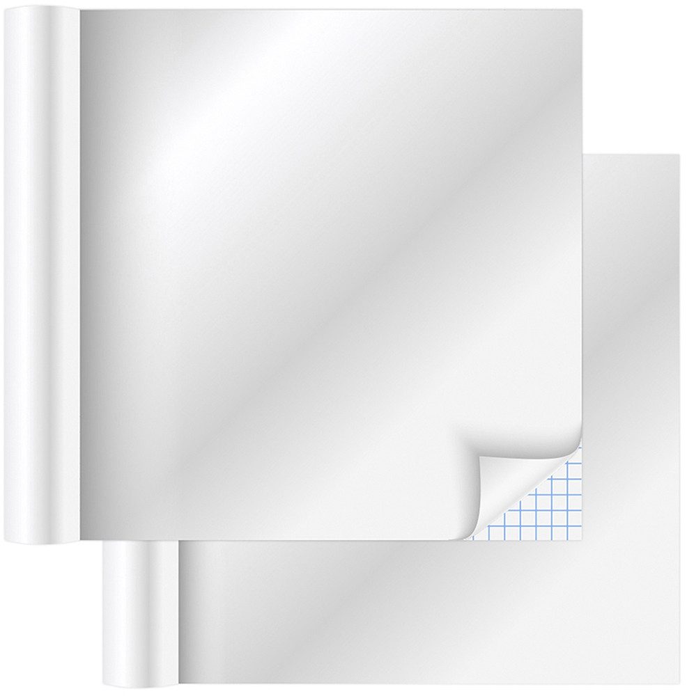 Maximex Decoratiefolie Spiegel-effect folie 150x58 cm, op maat snijden, zelfklevend, voor muur, deur of kast (set, 2 stuks)