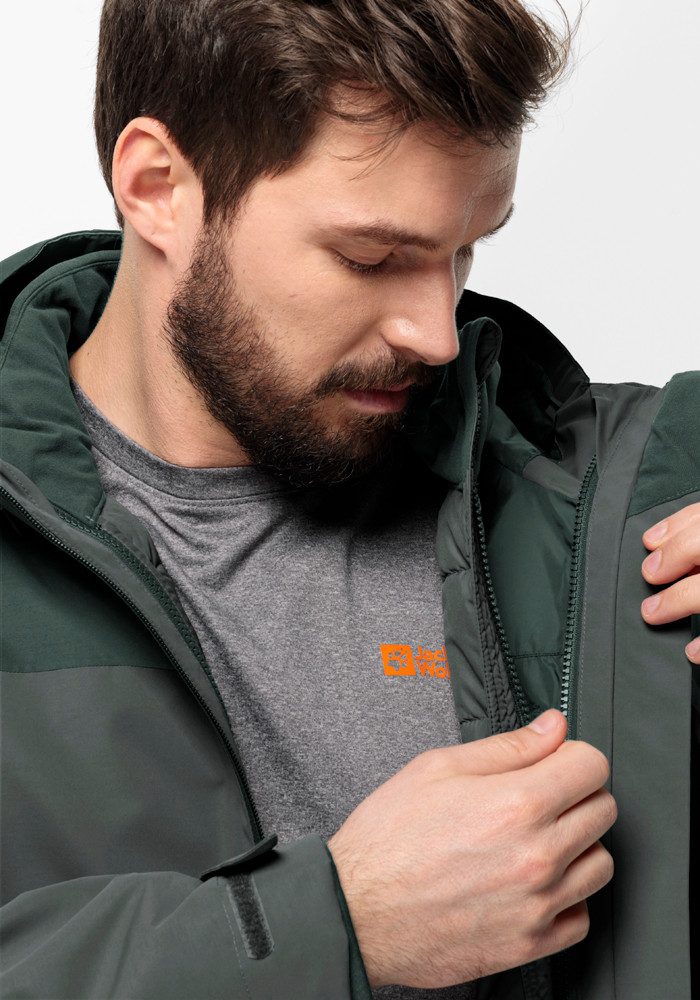 Jack Wolfskin Functioneel 3-in-1-jack GLAABACH 3-in-1 JKT M (2-delig)