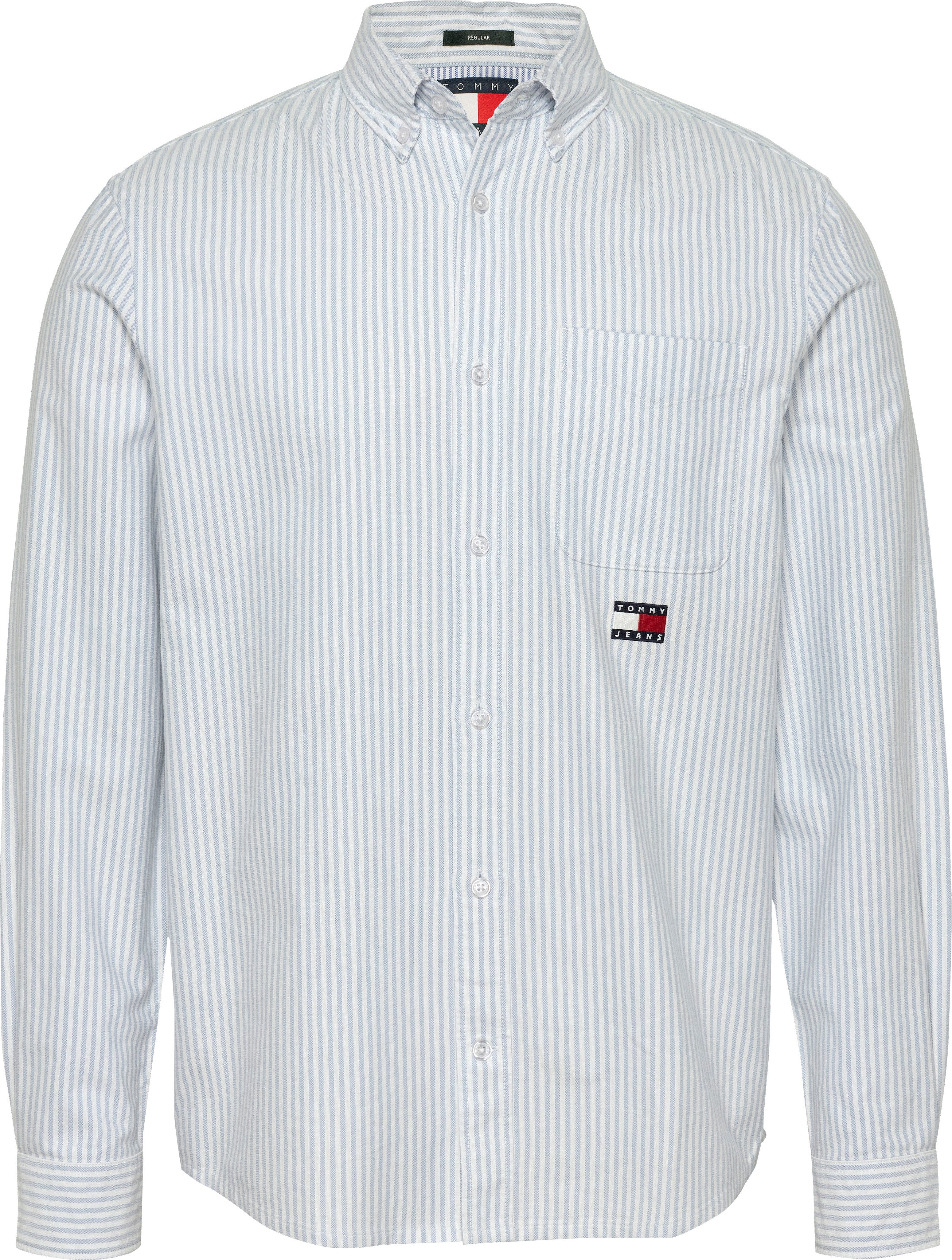 TOMMY JEANS Overhemd met lange mouwen TJM STRIPE OXFORD SHIRT EXT
