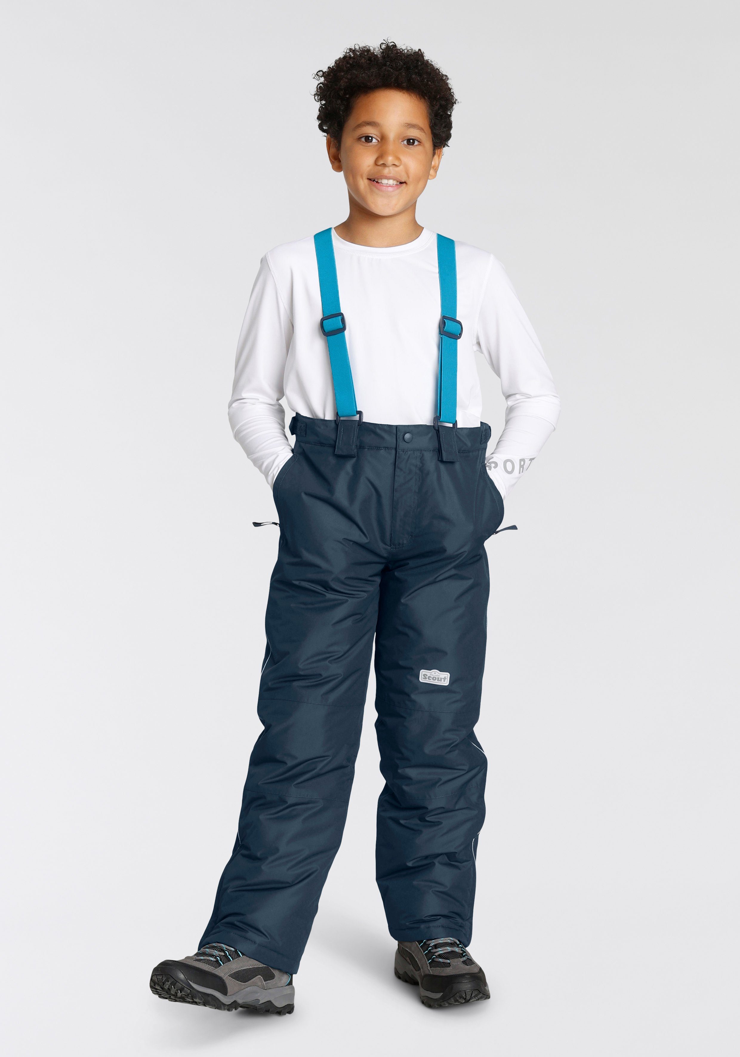 Scout Skibroek SNOWY met in grootte verstelbare bandjes