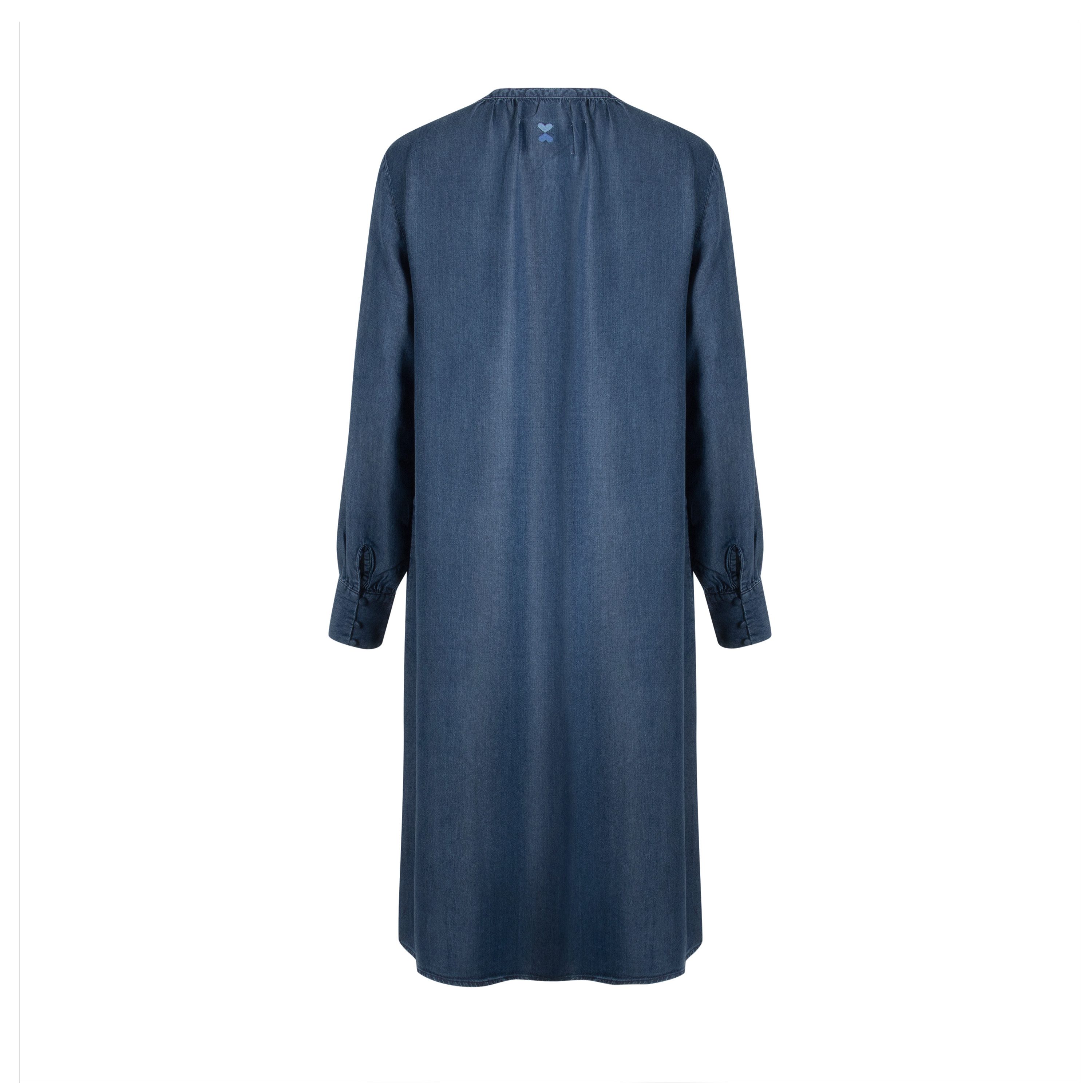 Lieblingsstück Jeans jurk ErindaL met kleine knop aan de hals